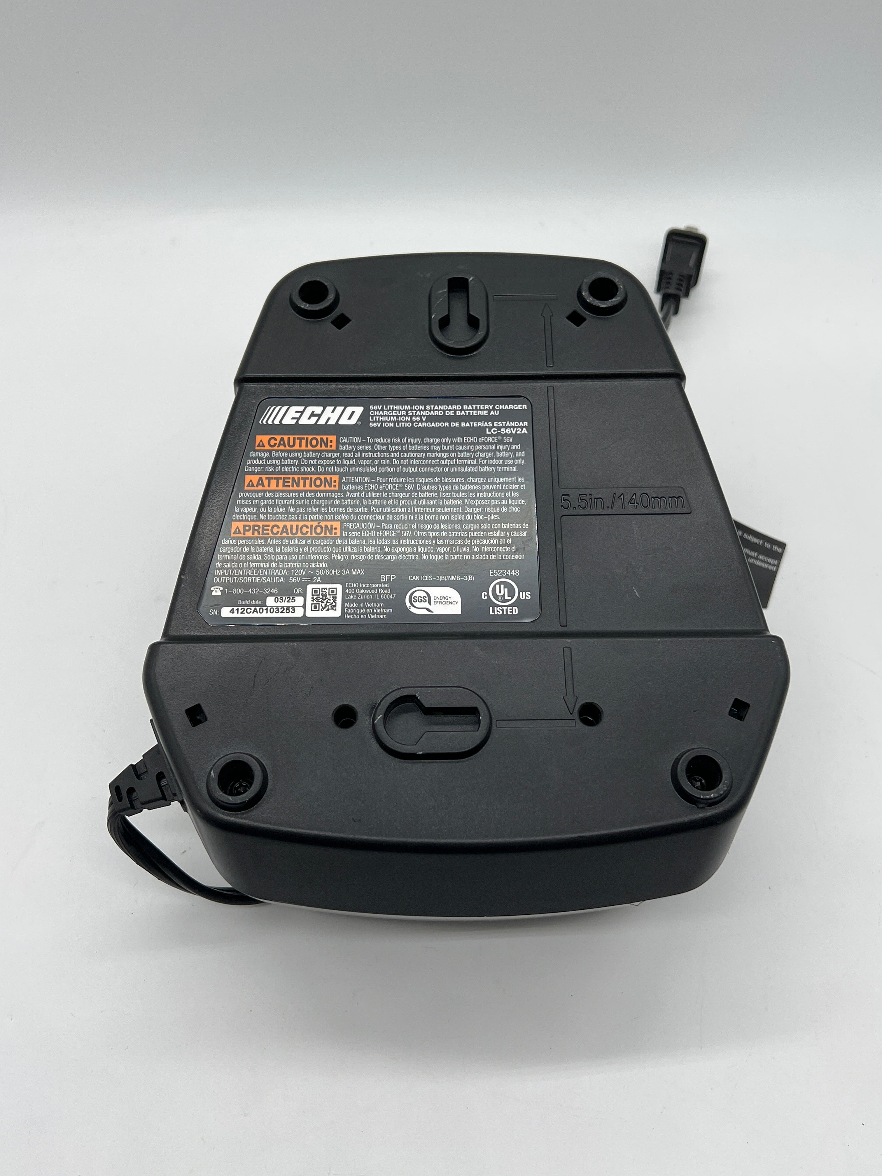 ECHO eFORCE 56V Battery Charger LC-56V2A
