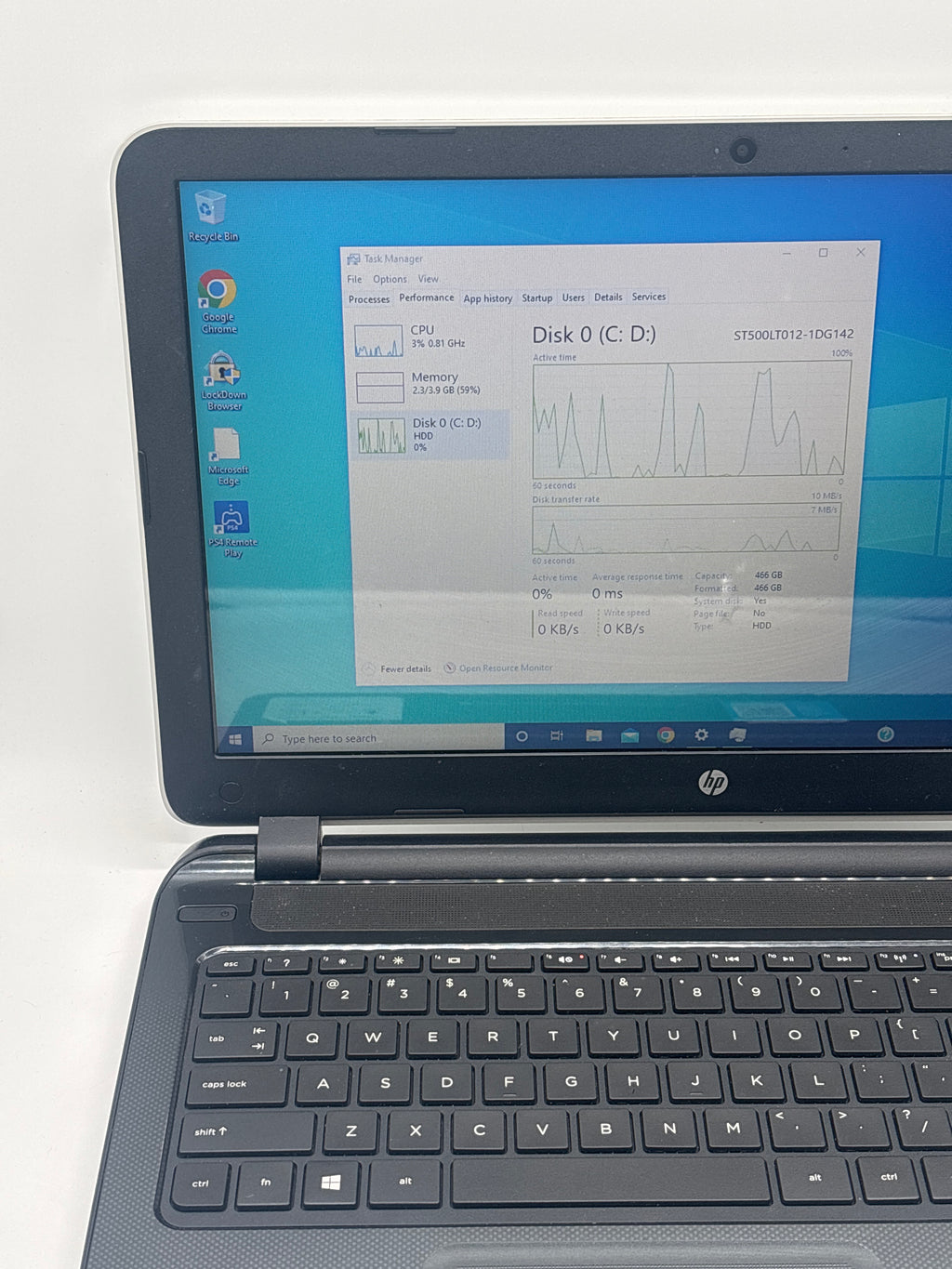 hp 15-f271wm N3540 4GB RAM 500GB HDD