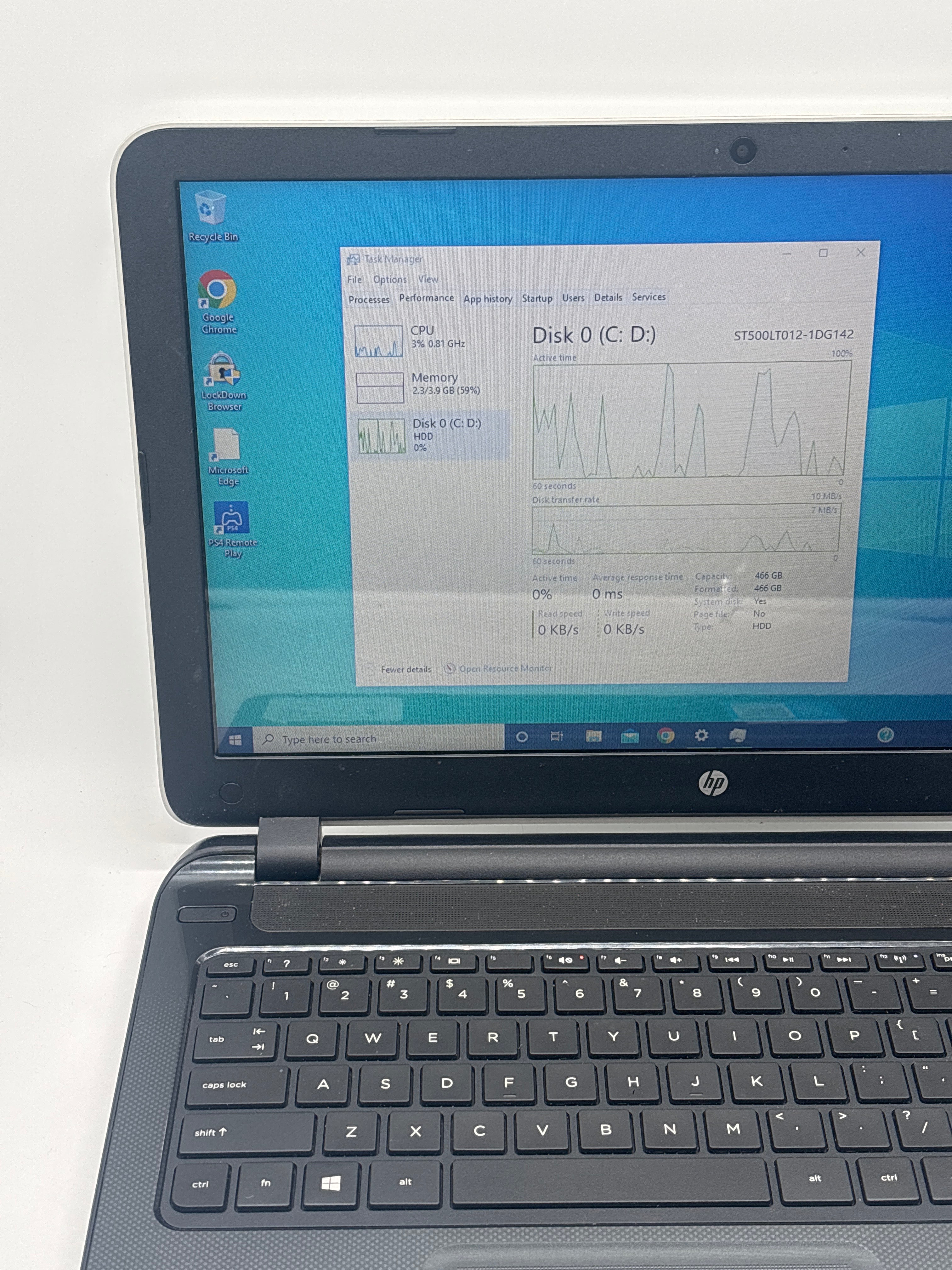 hp 15-f271wm N3540 4GB RAM 500GB HDD