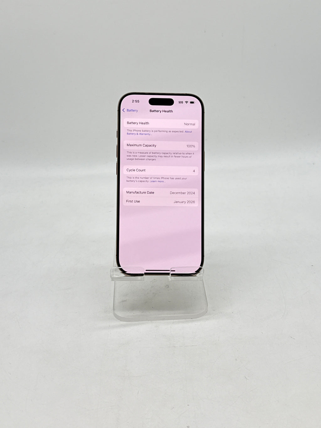 Apple iPhone 16 Pro NYMJ3LL/A 256GB Unlocked Desert Titanium - Used