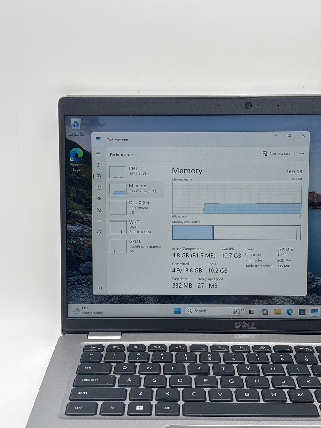Dell Latitude 5430 i5-1245U 16GB RAM 256GB SSD