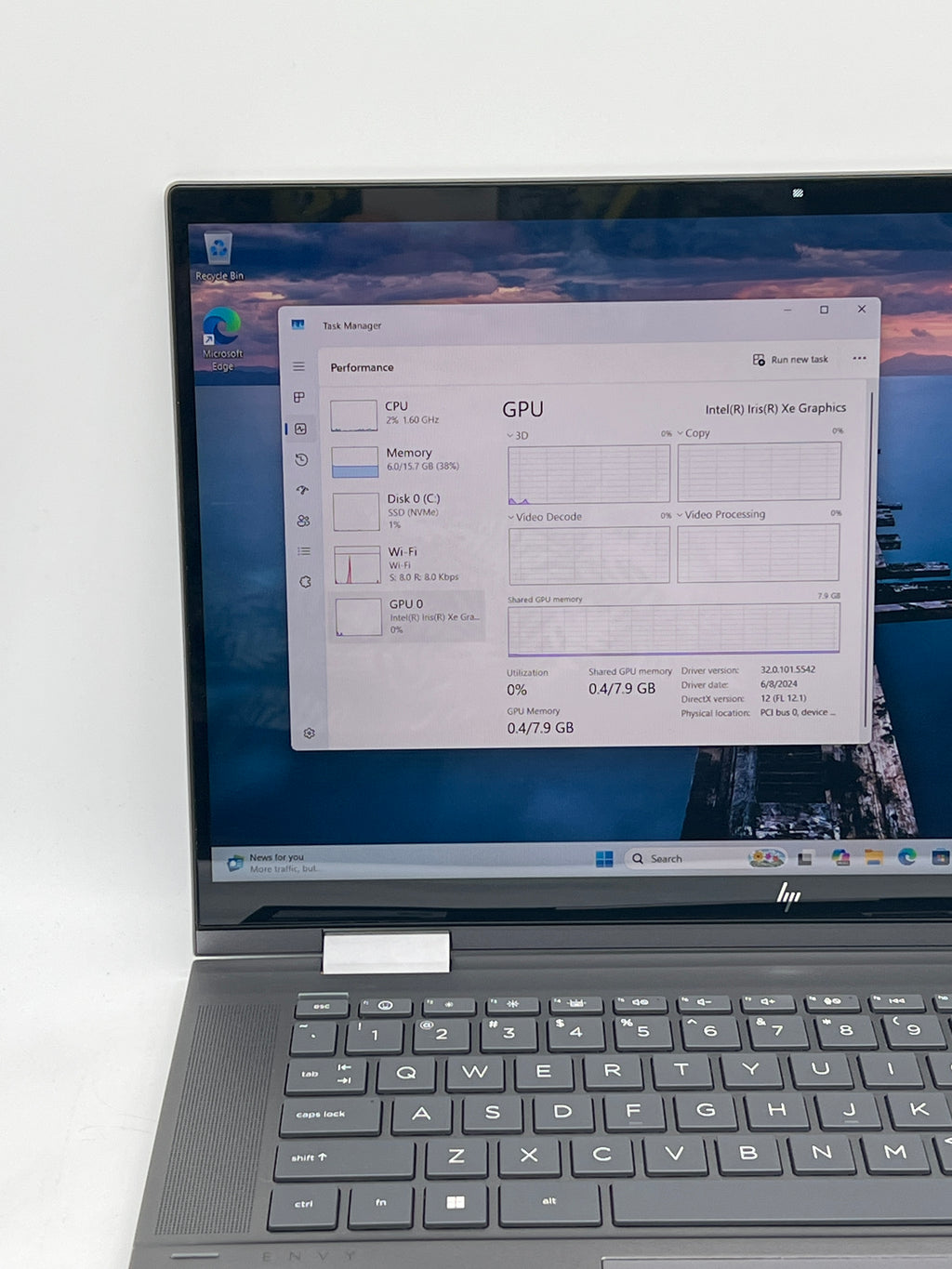 HP Envy x360 15-ew1068nr i7-1355U 16GB RAM 1TB SSD