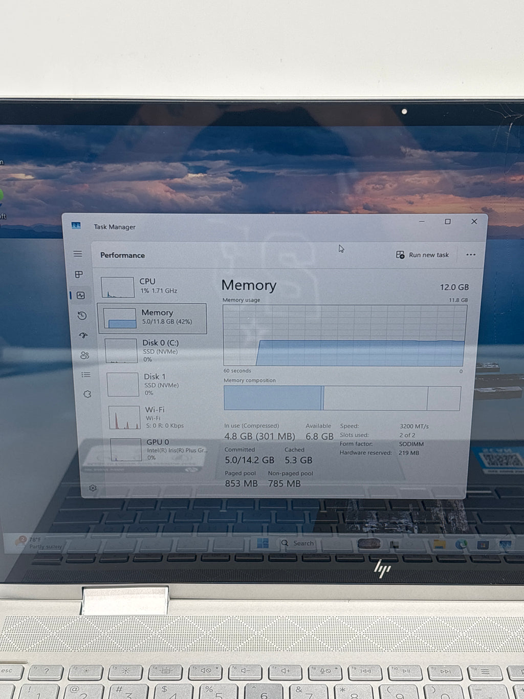 HP Envy X360 15m-edxxx i7-1065G7 12GB RAM 512GB SSD - For Parts (READ)