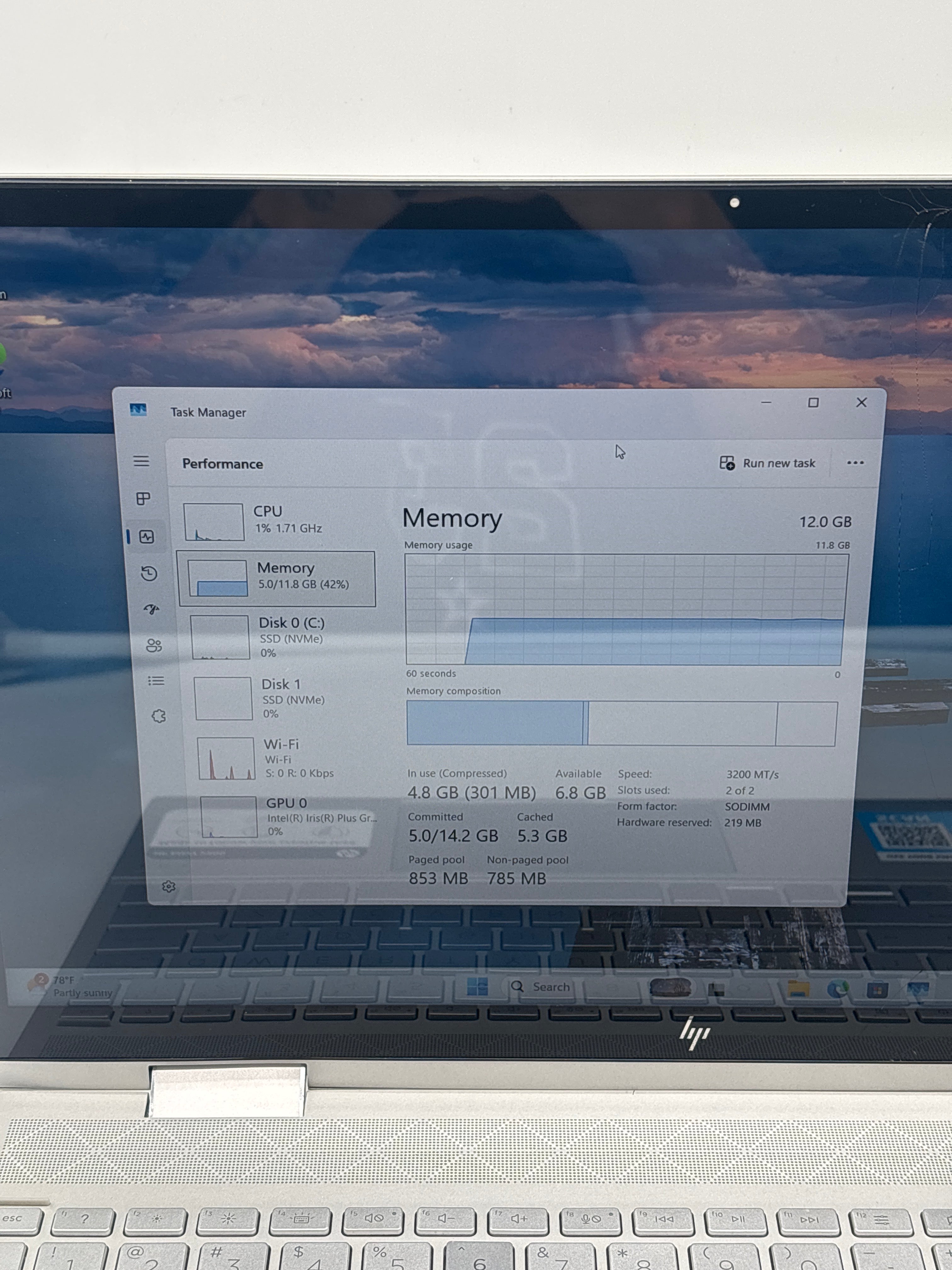 HP Envy X360 15m-edxxx i7-1065G7 12GB RAM 512GB SSD - For Parts (READ)