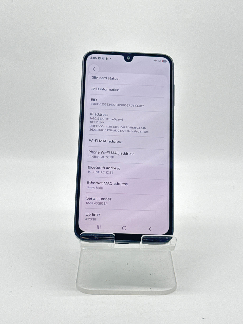 Samsung Galaxy A17 5G SM-A176U 128GB Compatible with T-Mobile - Read