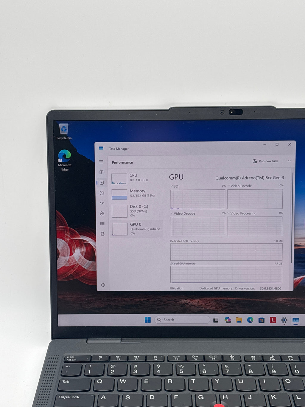 Lenovo ThinkPad X13s Gen 1 Snapdragon 8cx Gen 3 16GB RAM 512GB SSD