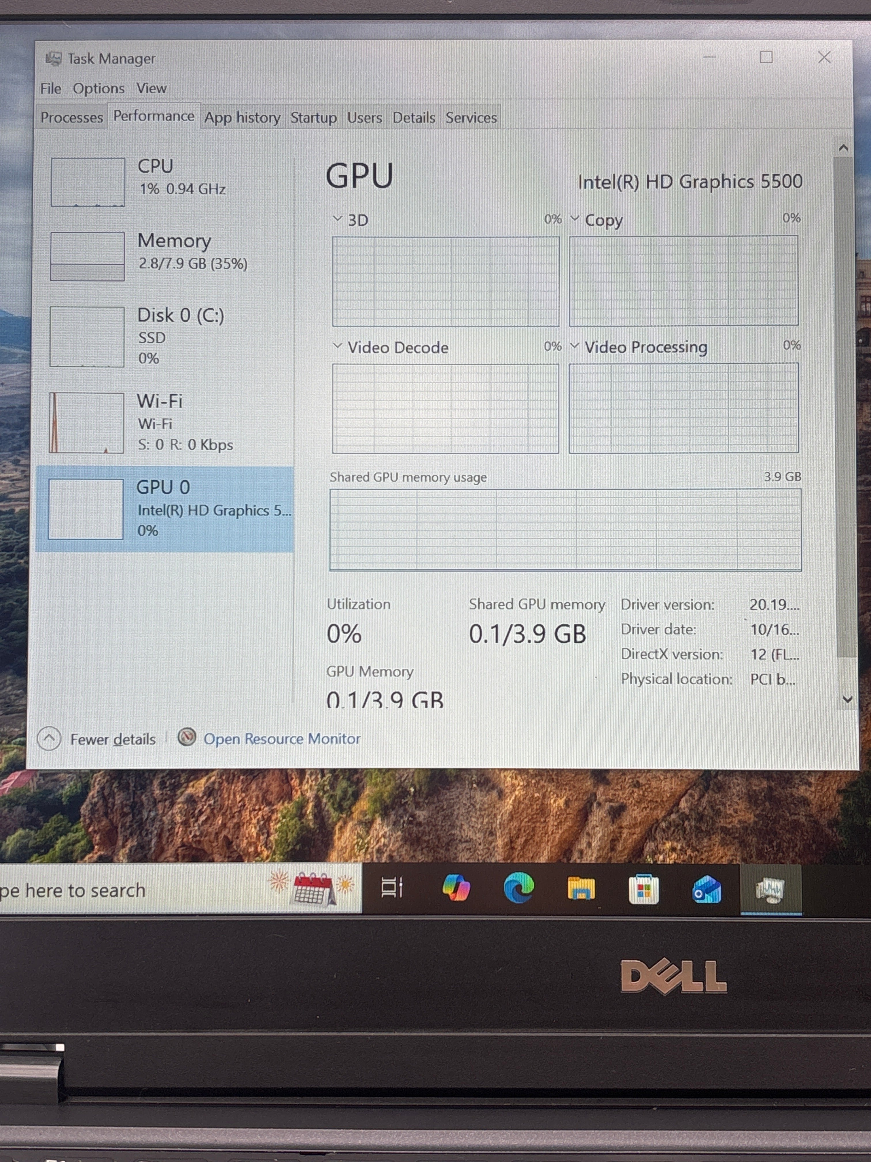 Dell Latitude E7450 i7-5600U 8GB RAM 256GB SSD - For Parts (BAD BATTERY)