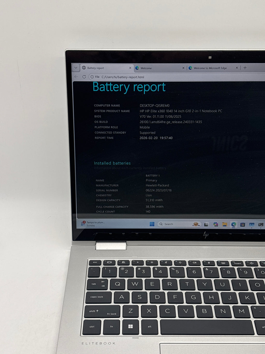 HP EliteBook x360 1040 G10 i7-1365U 16GB RAM 512GB SSD