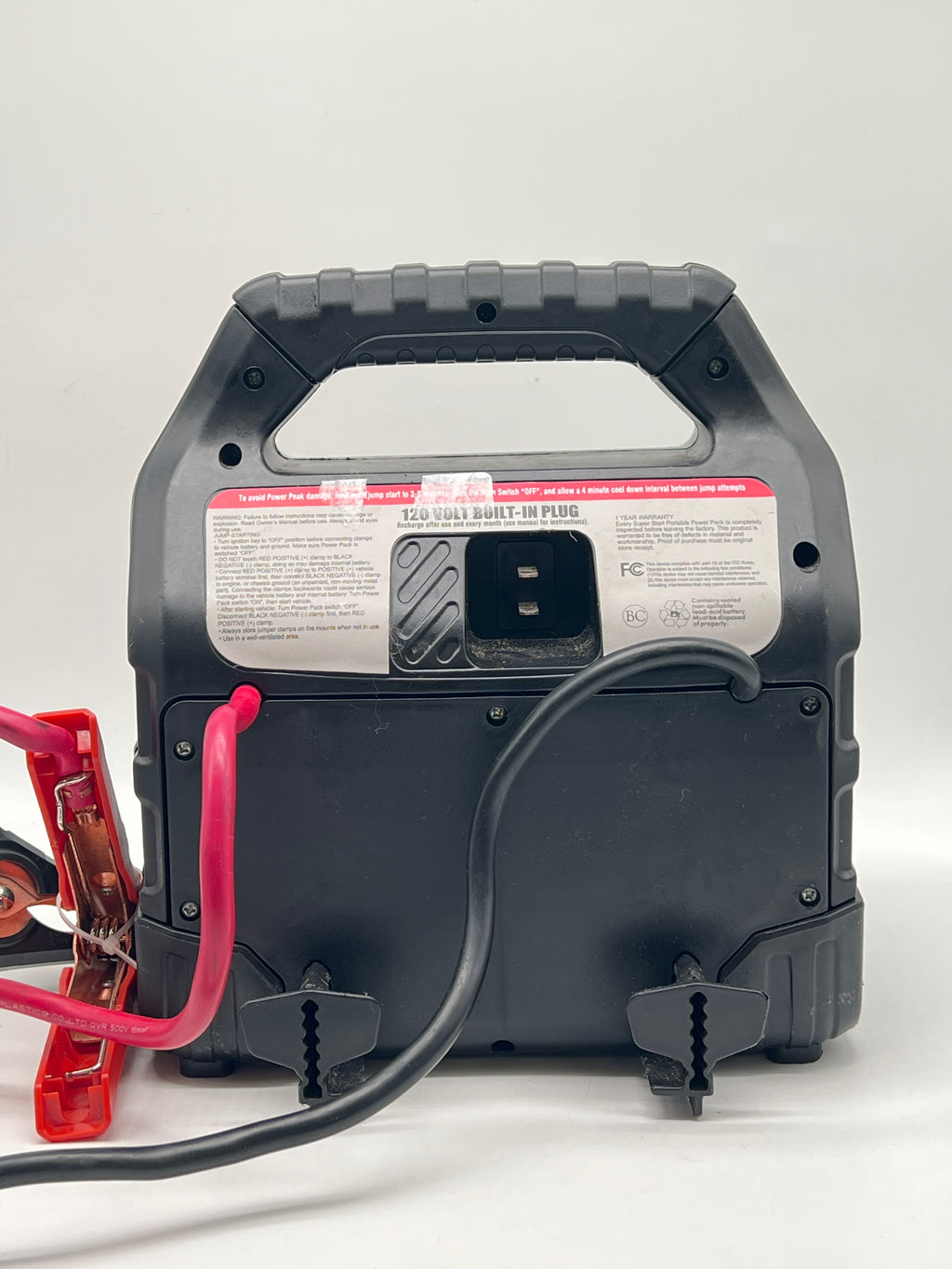 Super Start 1200 Peak Amp Portable Jump Starter Power Pack - Used