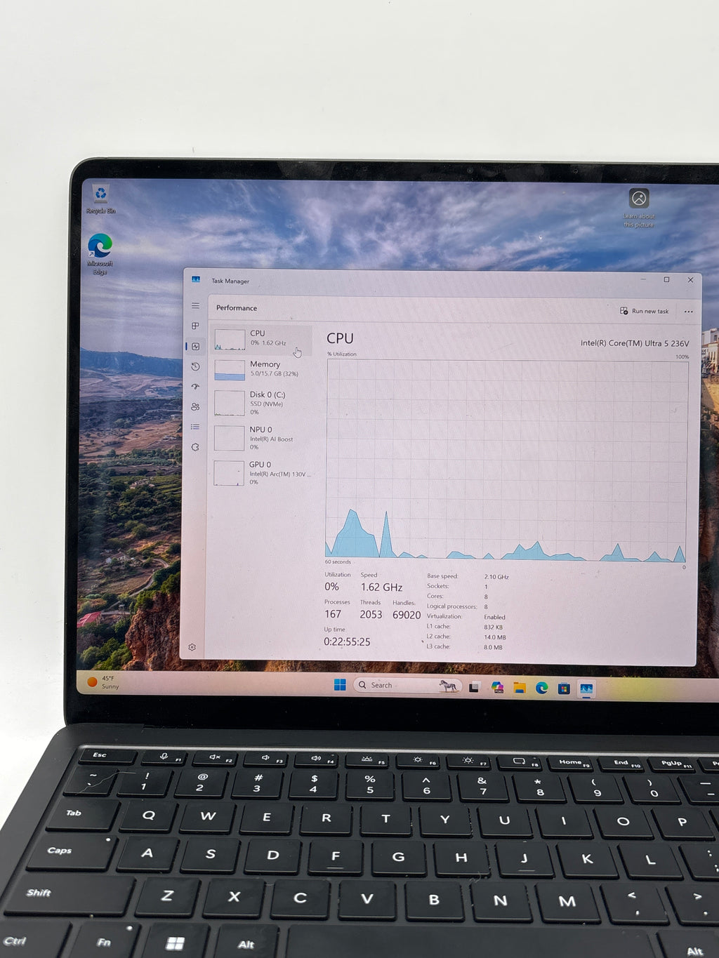 Microsoft Surface Laptop 7 Ultra 5 236V 16GB RAM 512GB SSD - Used
