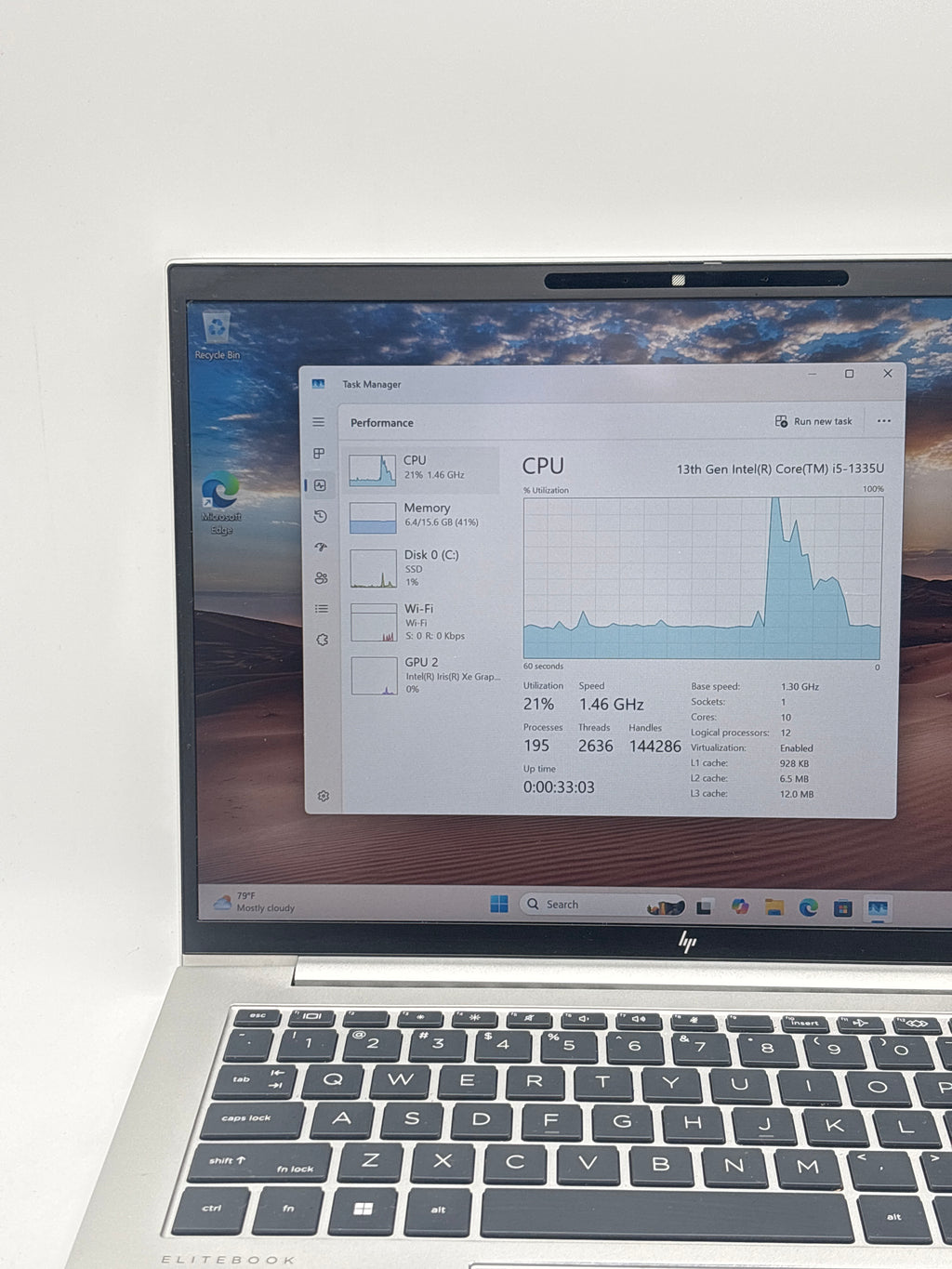HP Elitebook 840 G10 i5-1335U 16GB RAM 256GB SSD - For Parts (READ)