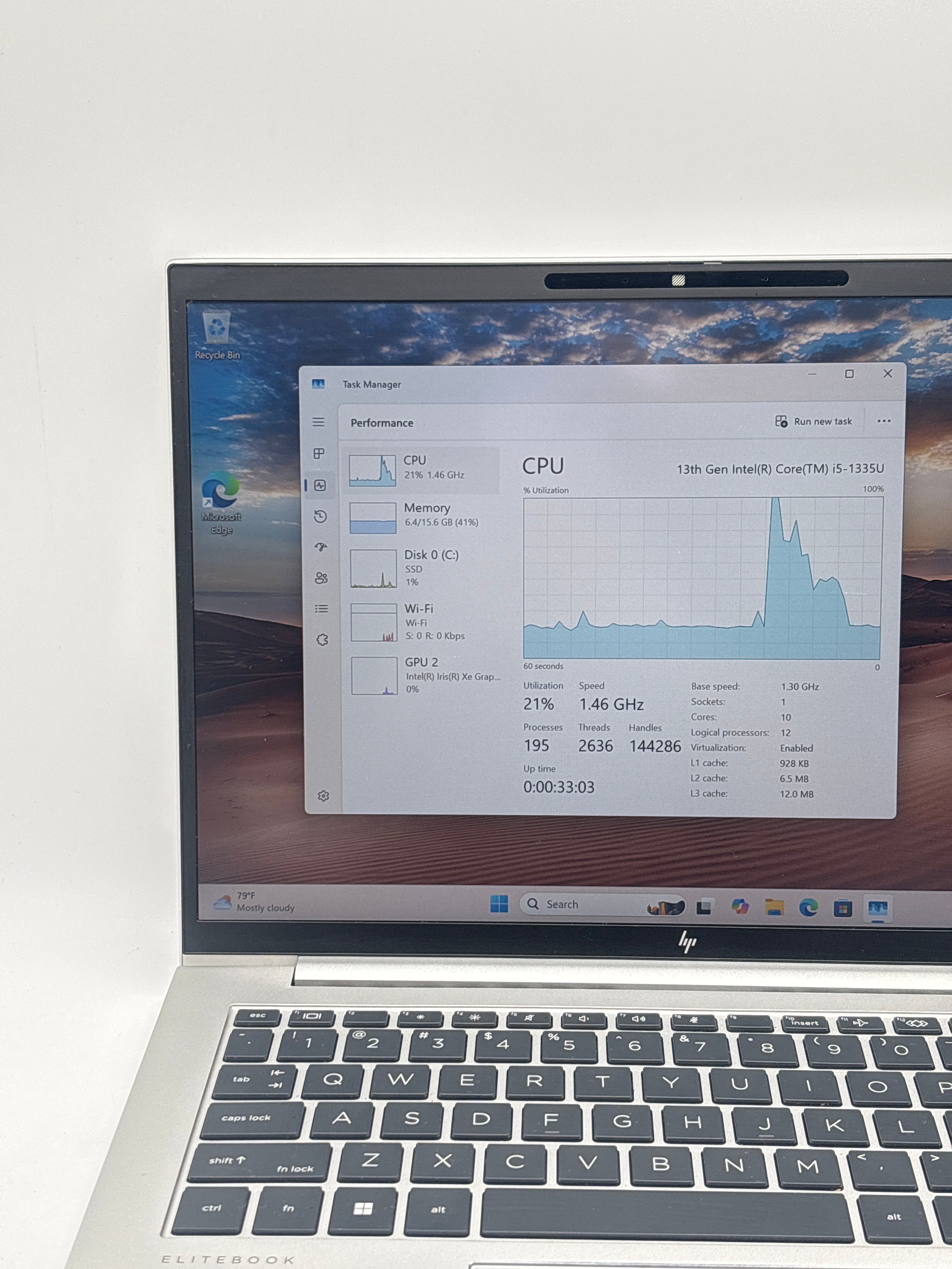 HP Elitebook 840 G10 i5-1335U 16GB RAM 256GB SSD - For Parts (READ)