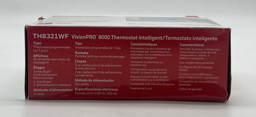 Honeywell Vision Pro 8000 Thermostat White - New In Box