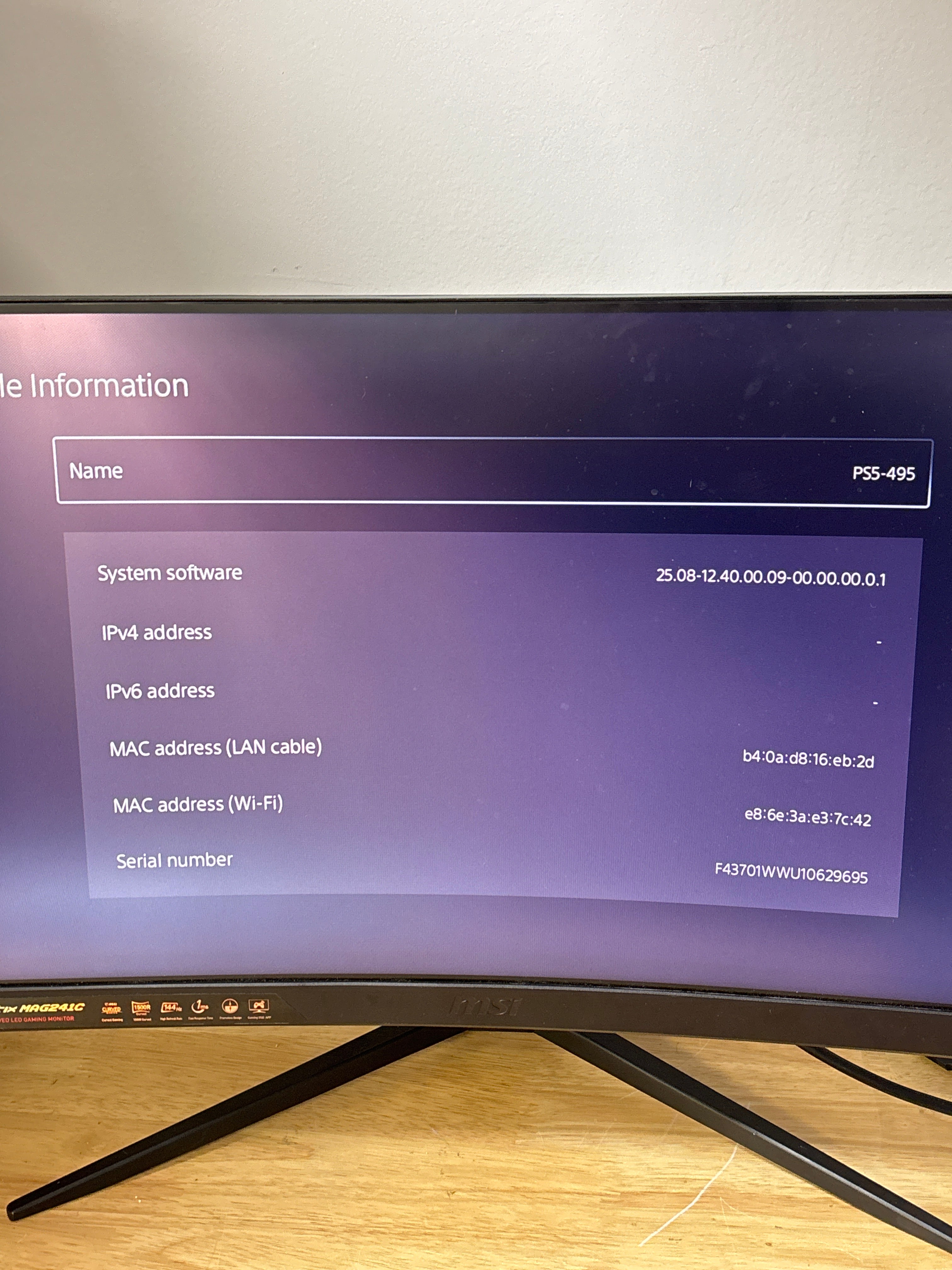 Sony PlayStation 5 Slim Digital CFI-2015 1TB - For Parts (Top Right Cover Missing)