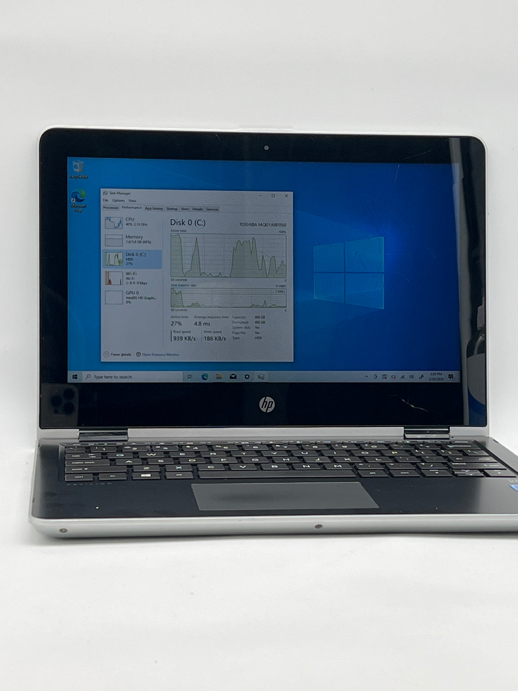 HP Pavilion x360m N4200 4GB RAM 500GB HDD