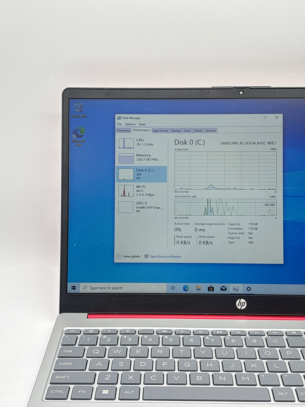 HP 15-fd0083wm N200 4GB RAM 128GB SSD