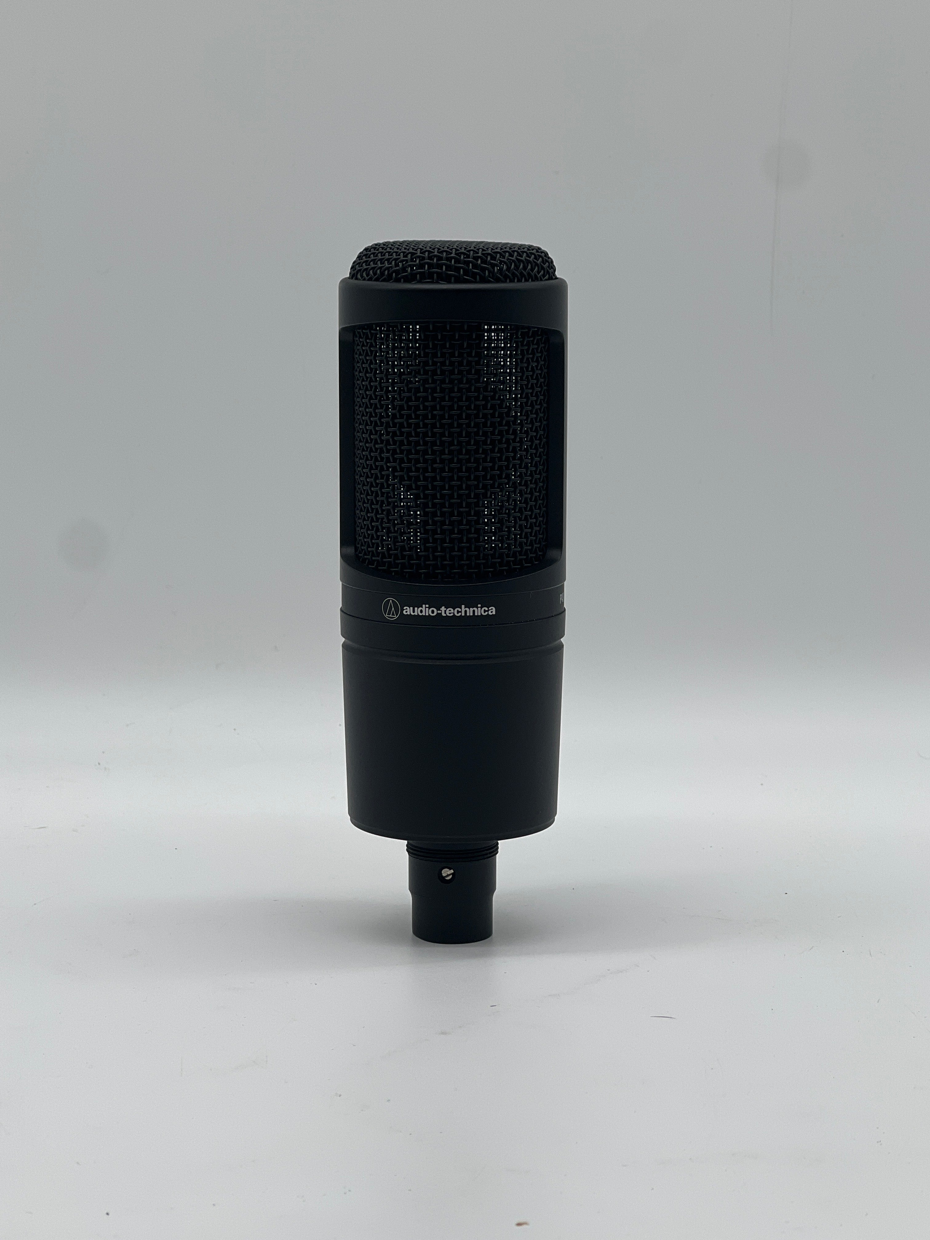 Audio-Technica AT2020 Condenser Microphone Black Cardioid Used