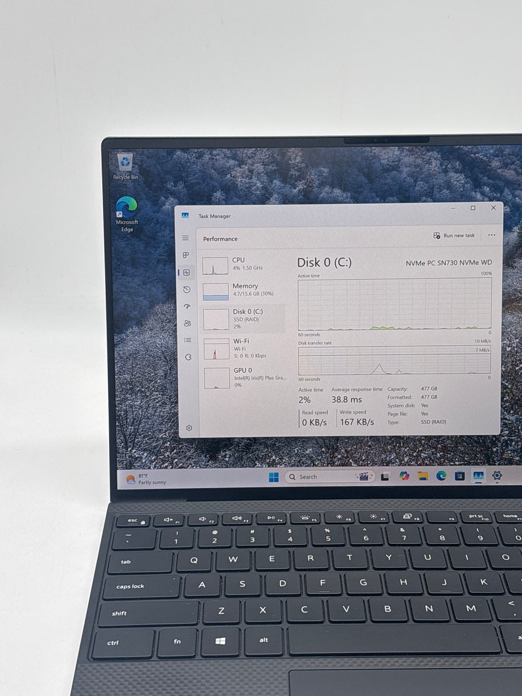 Dell XPS 13 9300 i7-1065g7 16GB RAM 512GB SSD