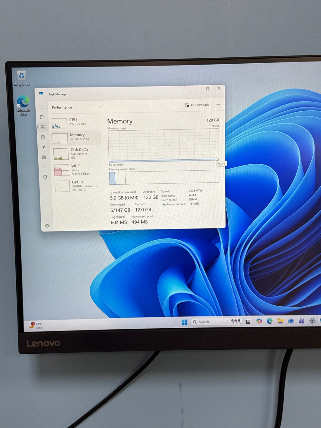 Custom Desktop Computer i7-1100K 128GB RAM RTX 3080 10GB