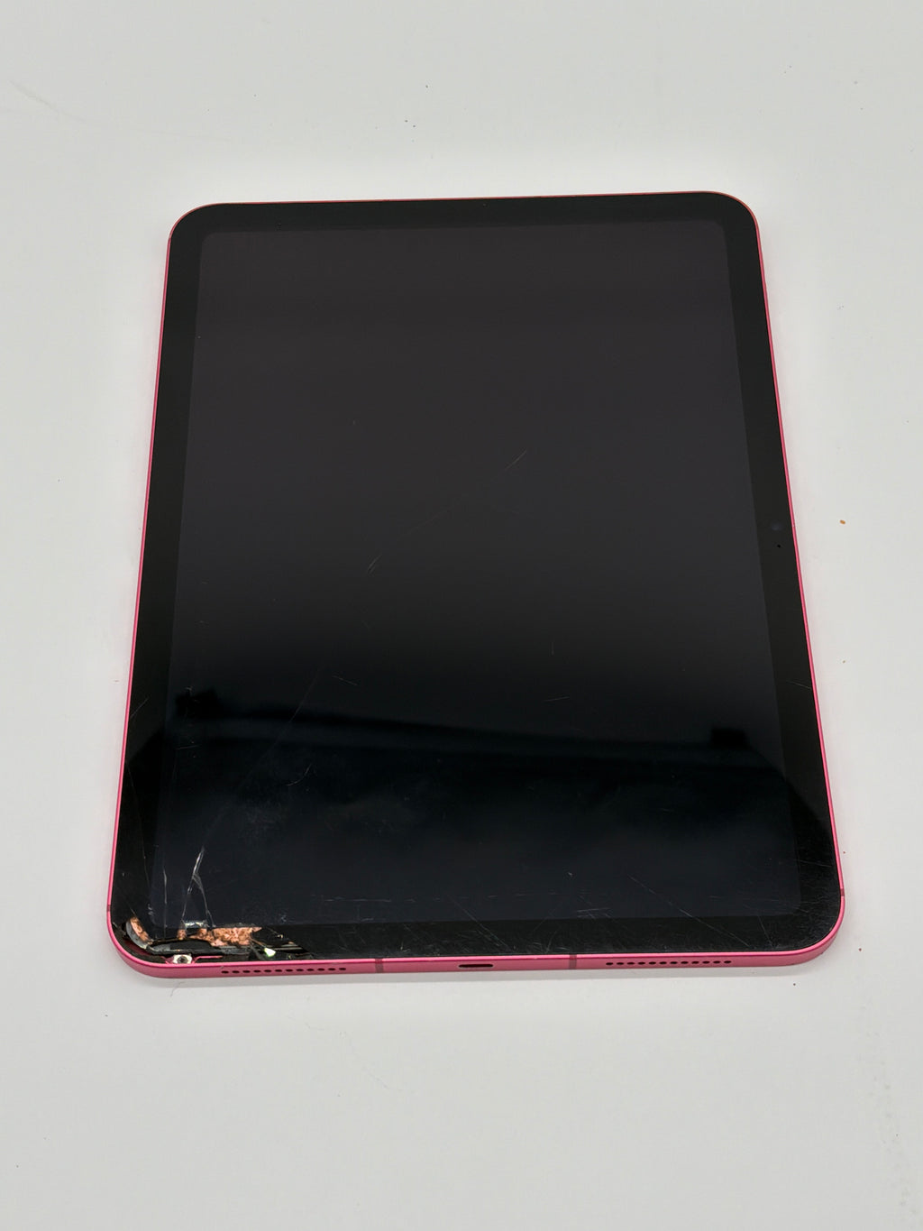 ATNT Apple iPad 10th gen 10.9" A2757 64GB Wi-Fi + Cellular Pink Cracked Screen/LCD