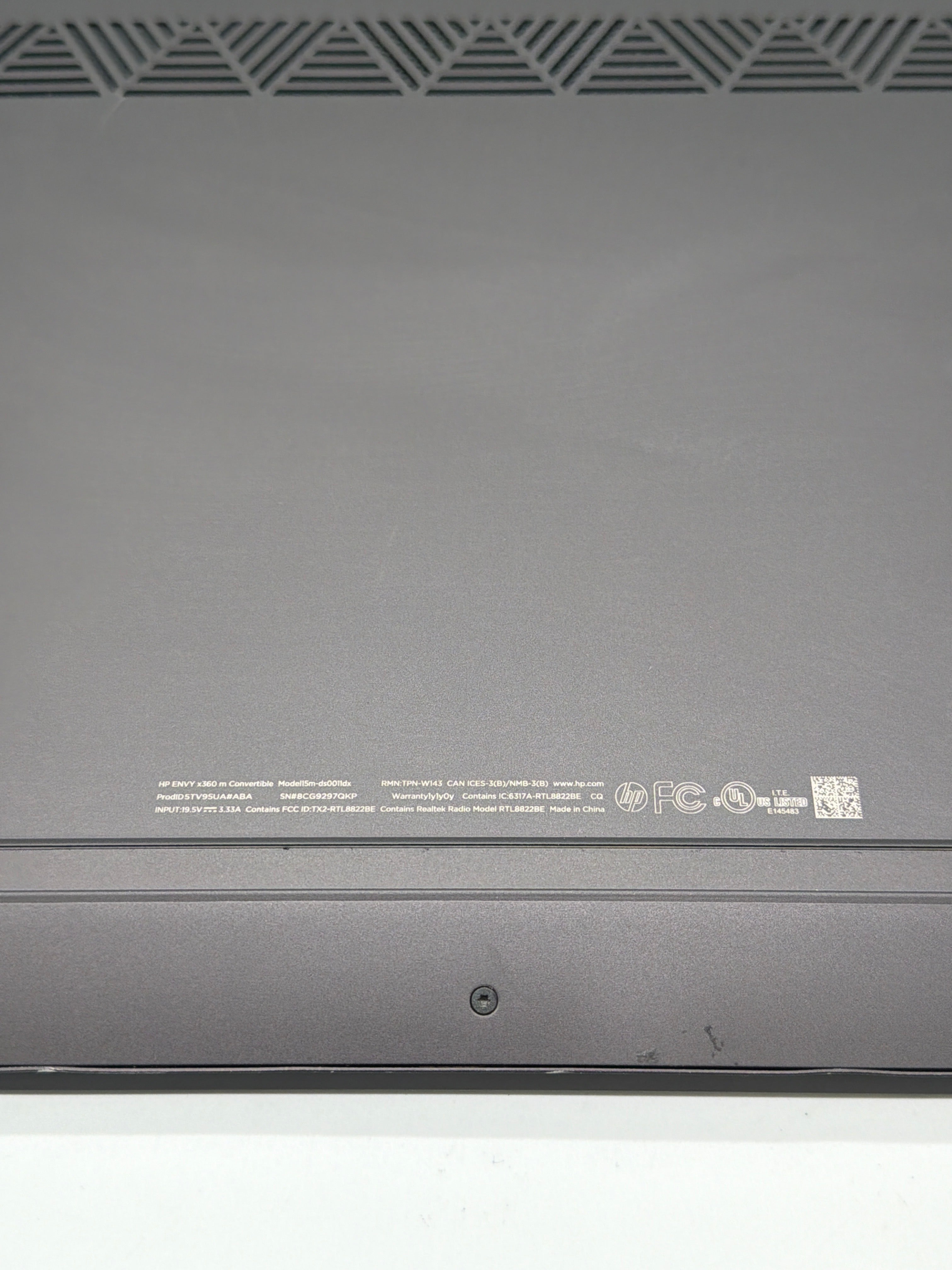 HP ENVY X360 AMD Ryzen 5 3500U 8GB RAM 256GB - For Parts (Bad Display, No OS)