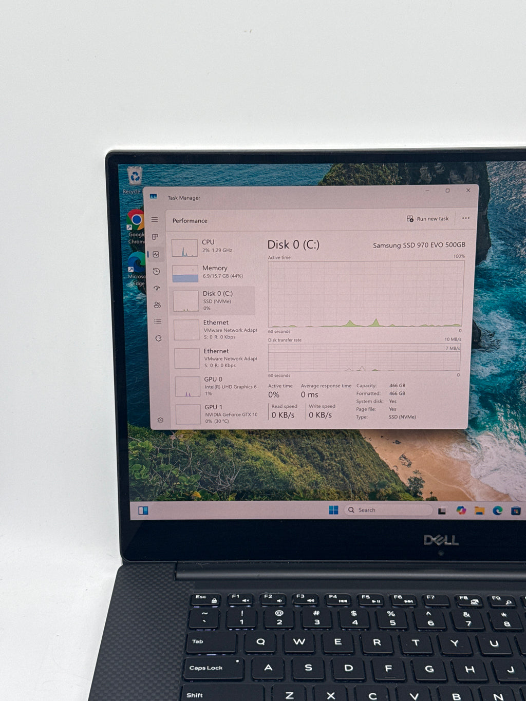 Dell XPS 15 9570 Touch i5-8300H 16GB RAM 512GB SSD GTX 1050