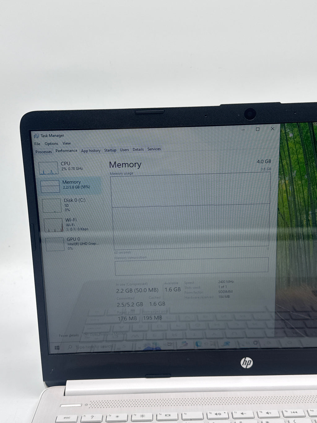 HP 14-dq0040nr 13-inch Intel Celeron N4120 4GB RAM 64GB SSD - Used