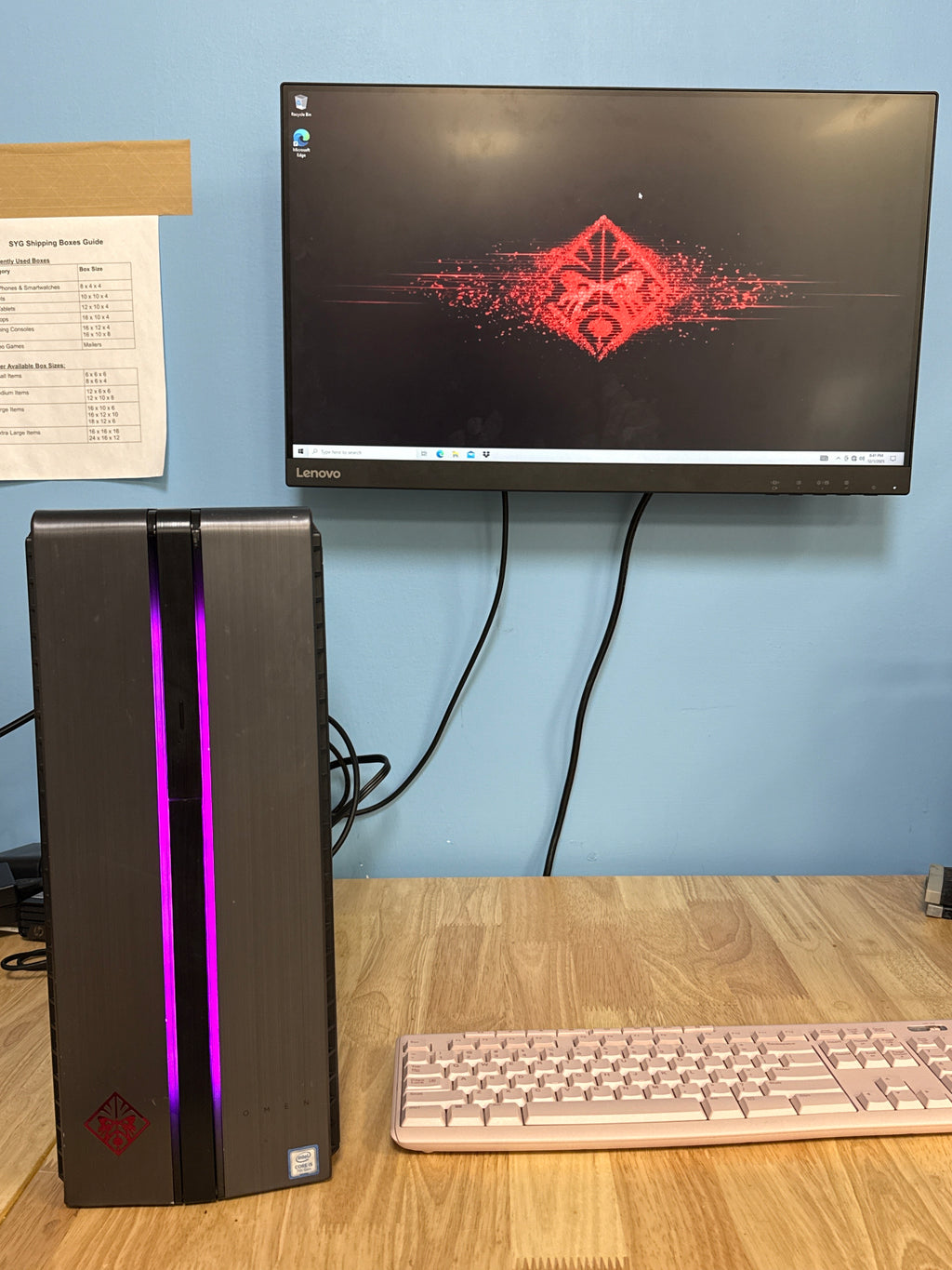 HP Omen 870 224 Gaming PC Intel i5 7400 GTX 1060 8GB RAM 1TB HDD Windows 10