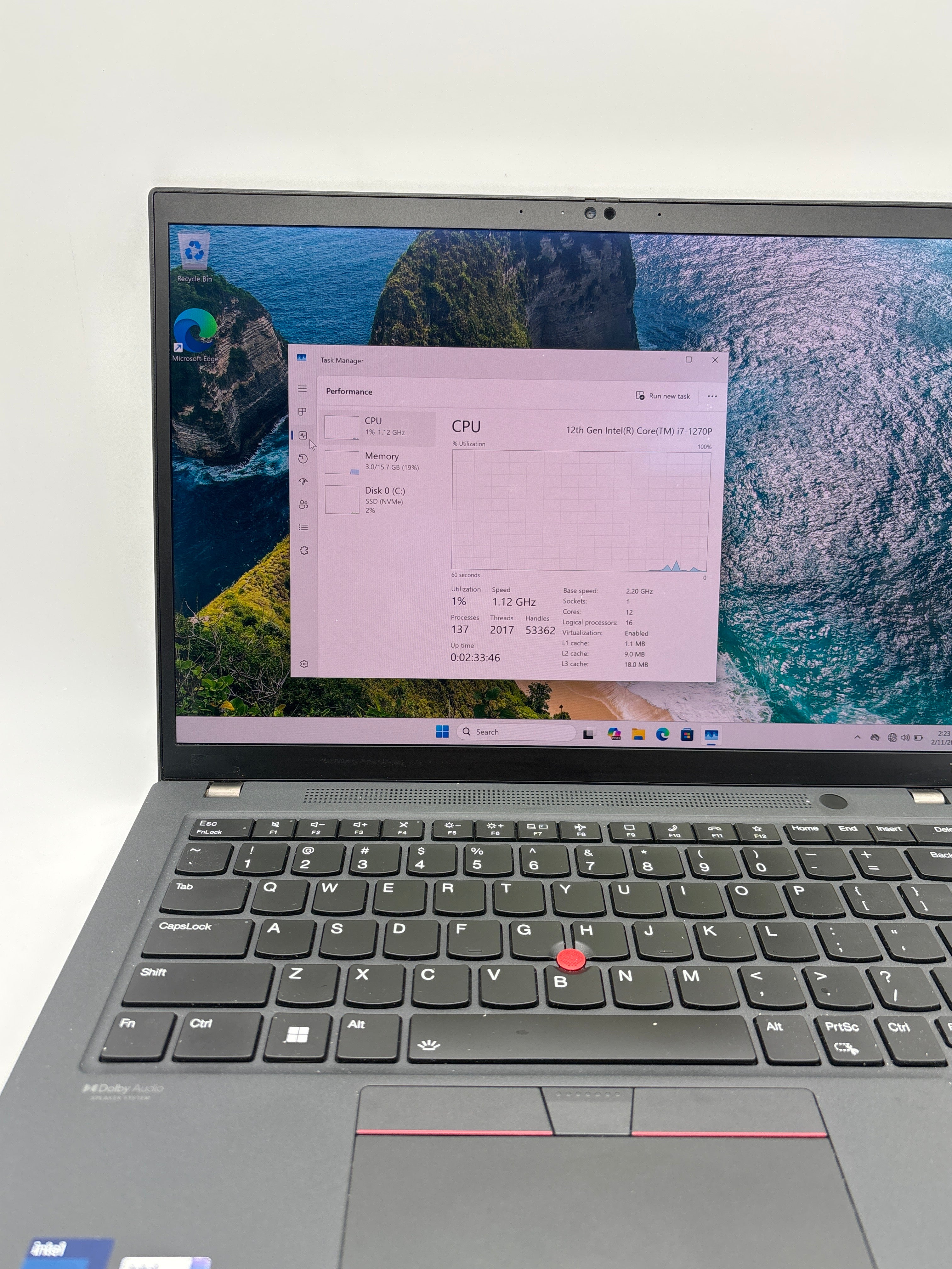 Lenovo ThinkPad T14s Gen 3 i7-1270P 16GB RAM 512GB SSD - For Parts (READ)