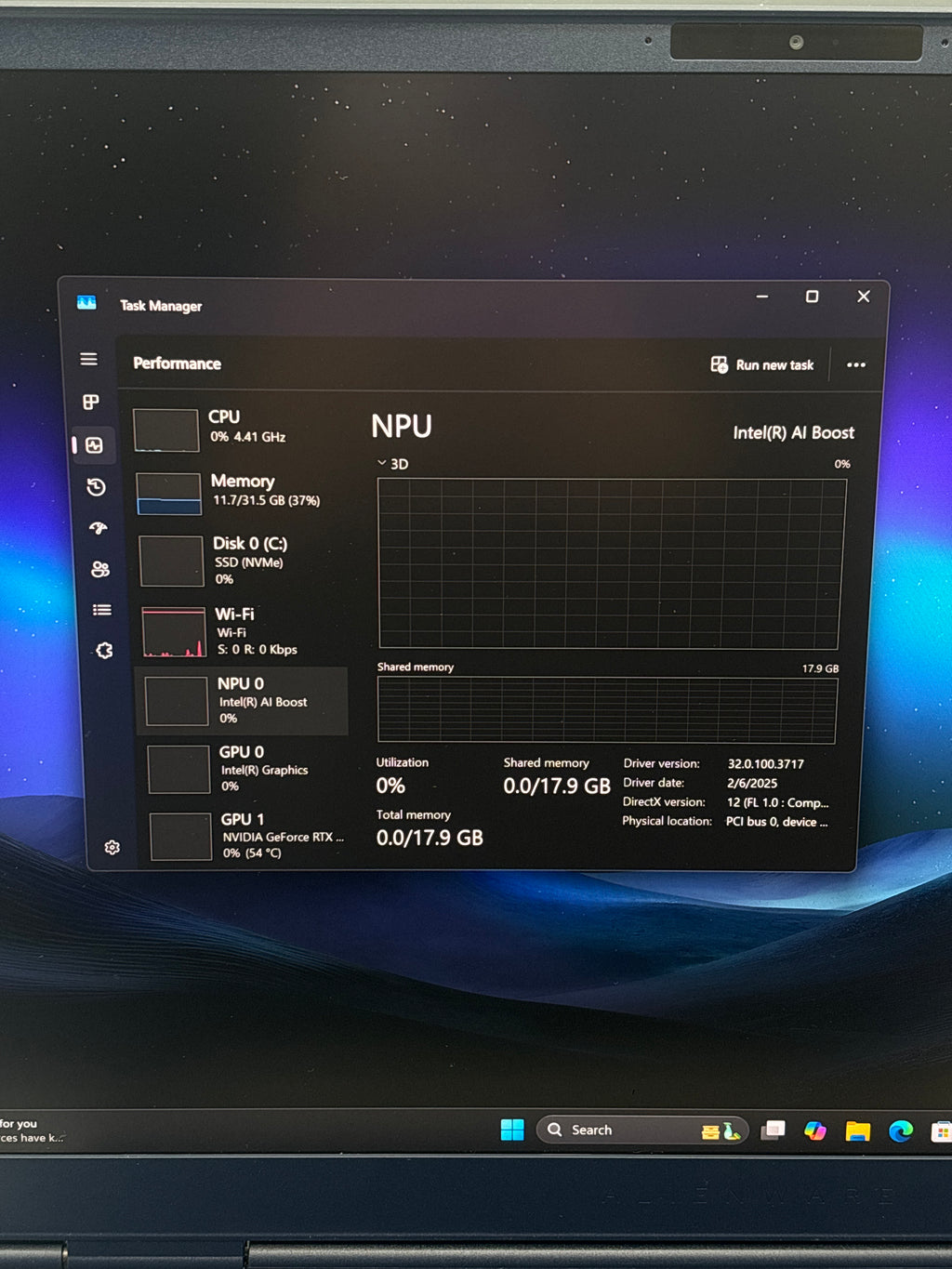 Dell Alienware 16X Aurora AC16251 Core Ultra 9 275HX 32GB RAM 1TB SSD