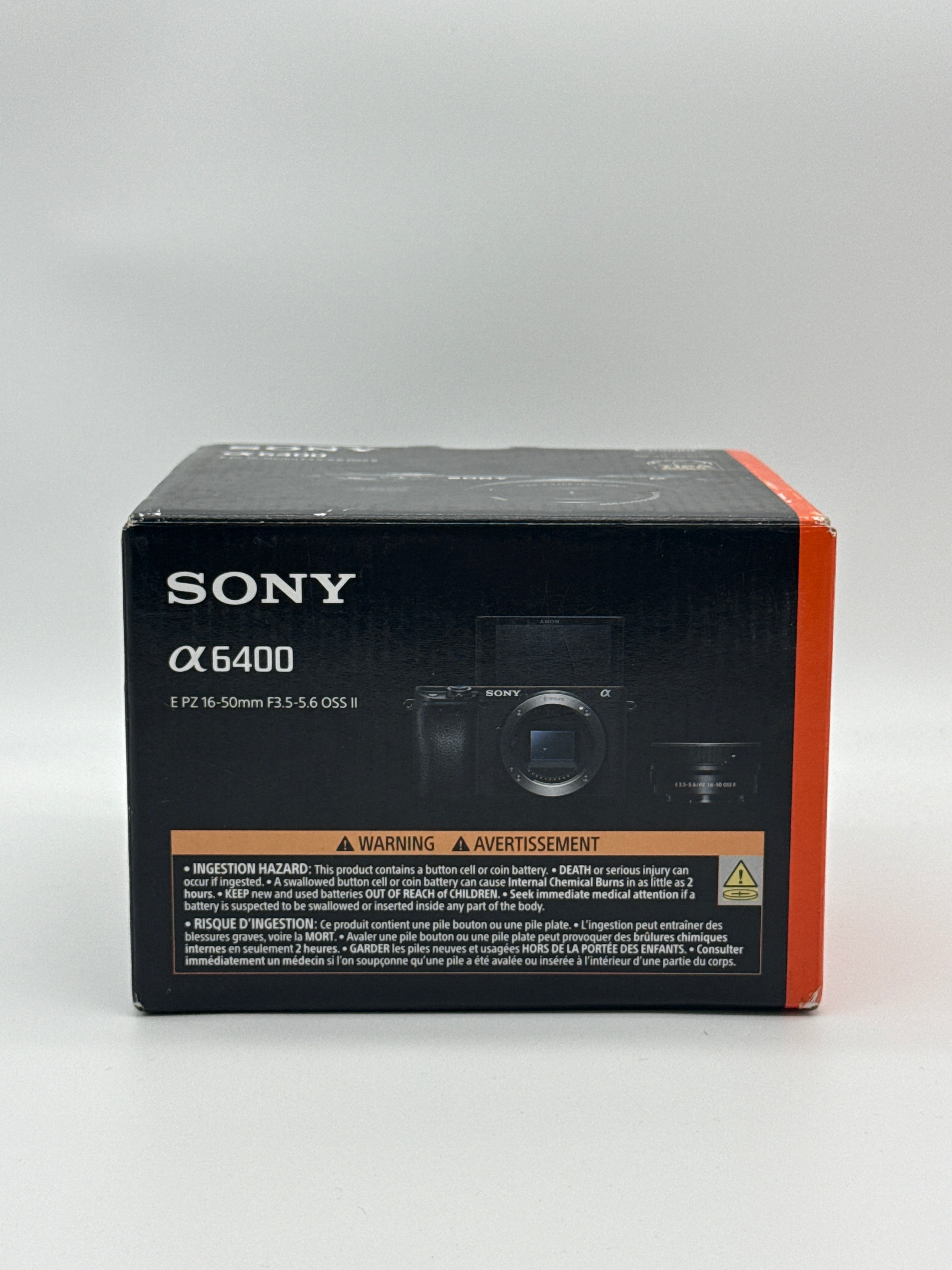 Sony Alpha a6400 24MP Mirrorless w/ 16-50mm Lens Black - New