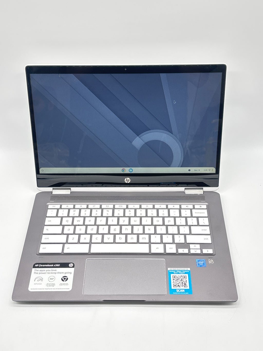 HP Chromebook x360 14B-CA0010NR Intel Celeron 4GB RAM 32GB eMMC