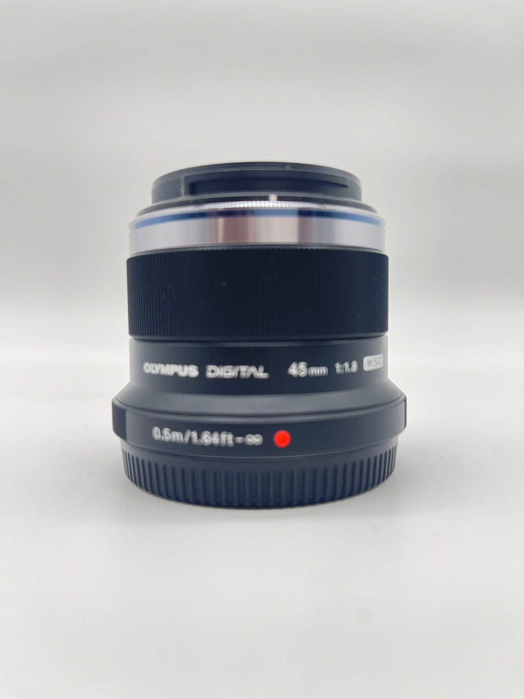 Olympus Digital 45mm f/1.8 MSC Standard Camera Lens Micro Four Thirds Used Black