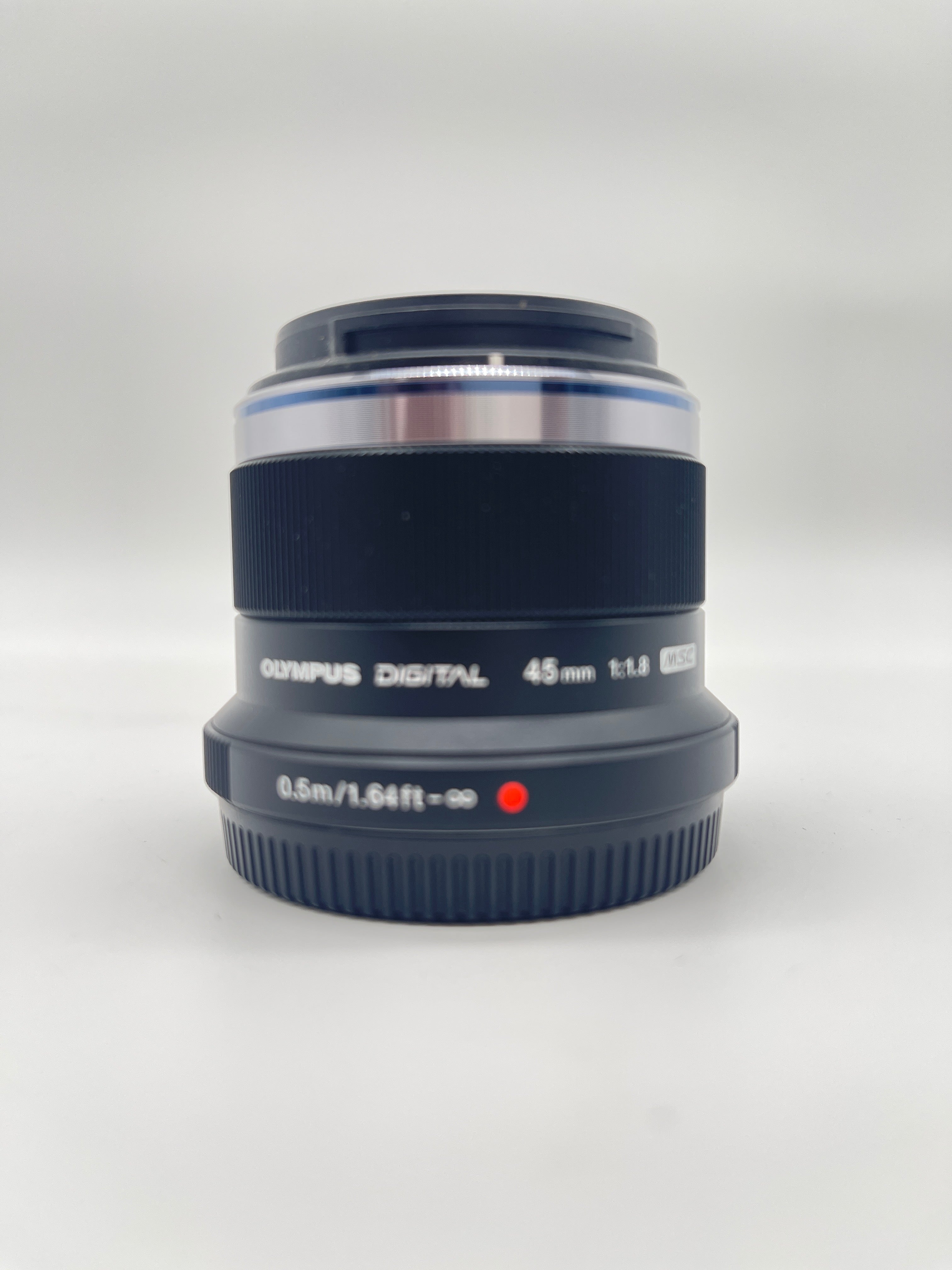 Olympus Digital 45mm f/1.8 MSC Standard Camera Lens Micro Four Thirds Used Black