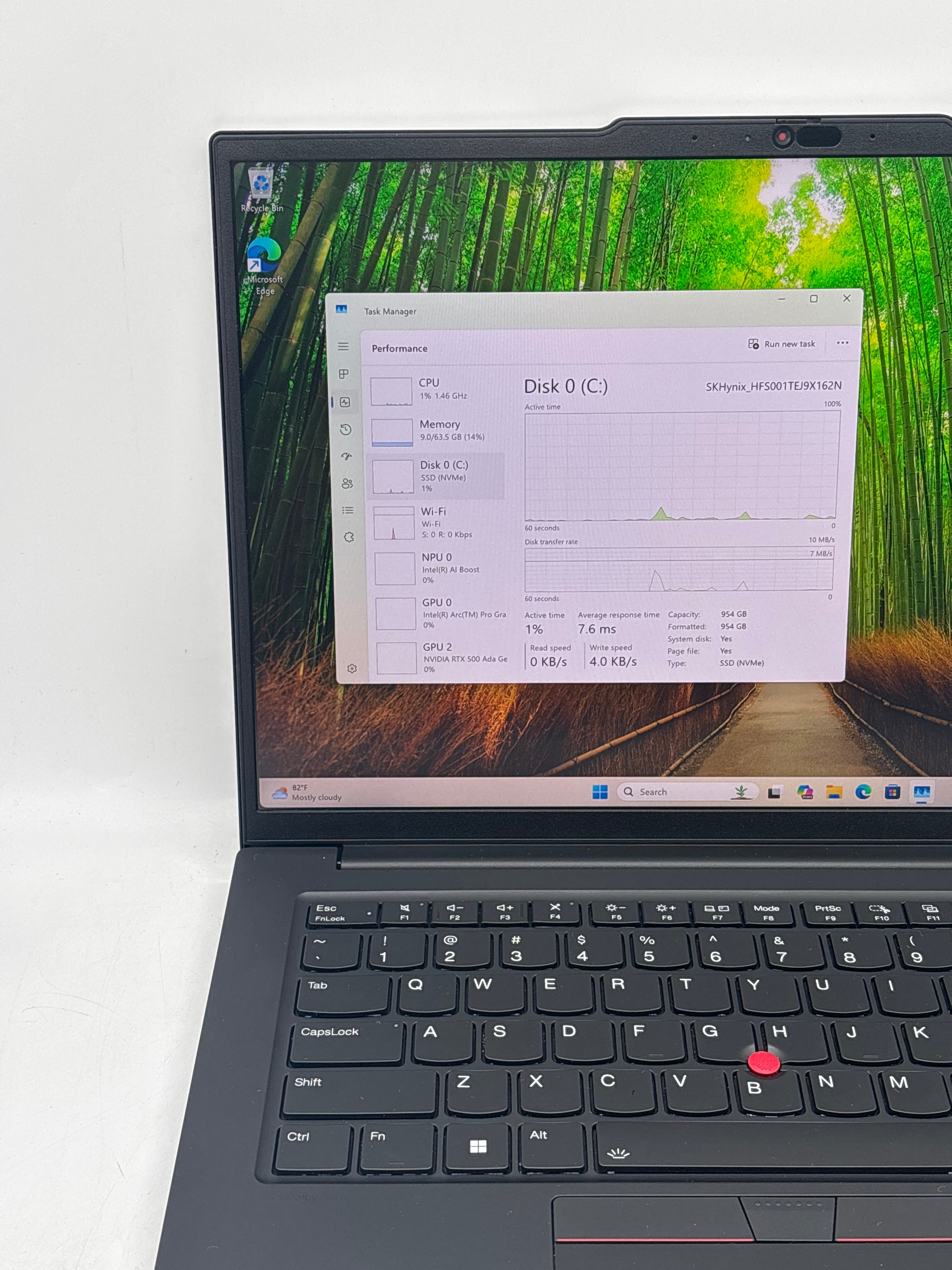 Lenovo Thinkpad P14S Gen 5 Ultra 7 155H 64GB RAM 1TB SSD RTX 500 ADA - Warranty