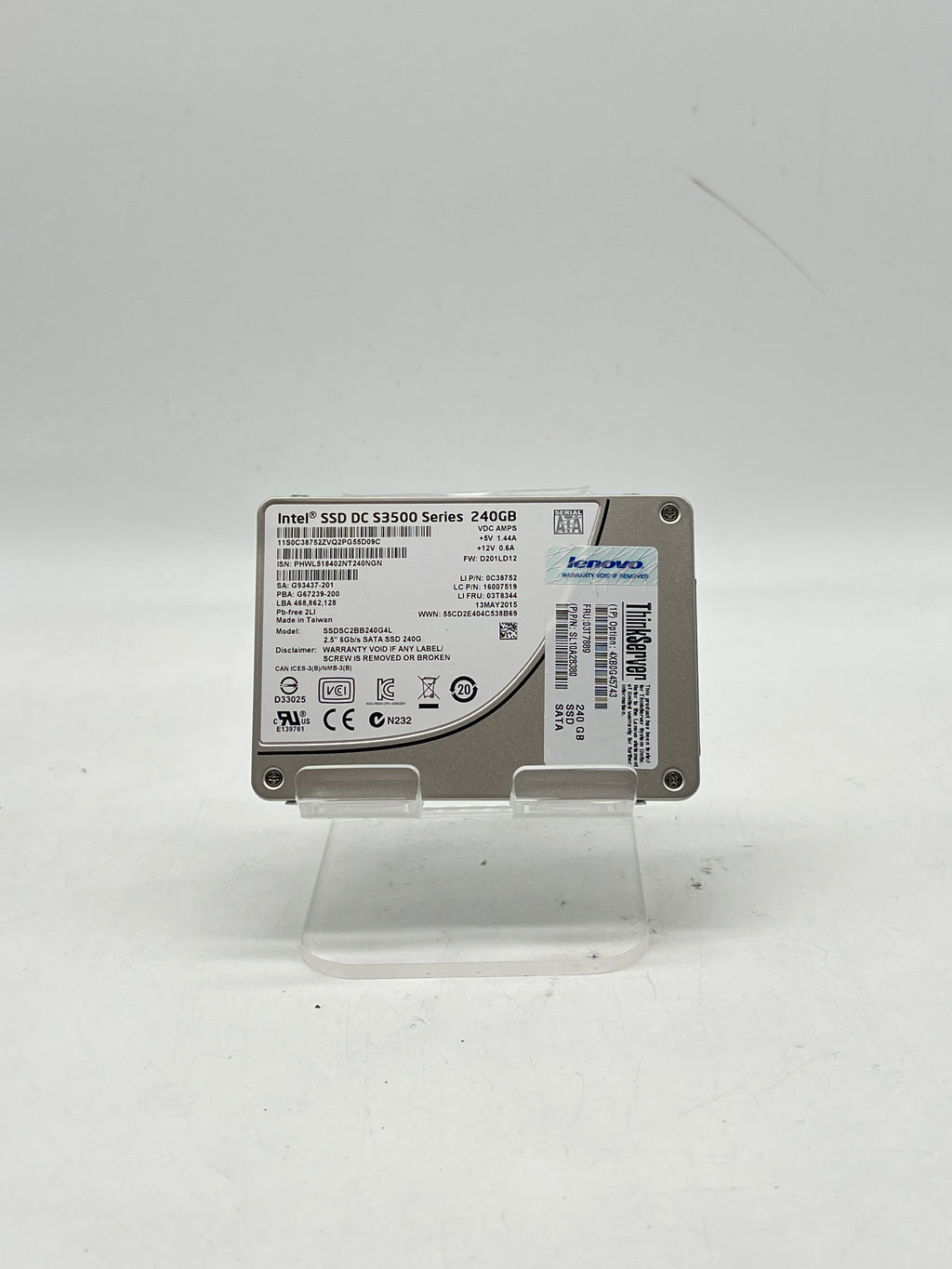 Intel SSD DC S3500 Series SSDSC2BB240G4L 240GB SATA SSD - Used