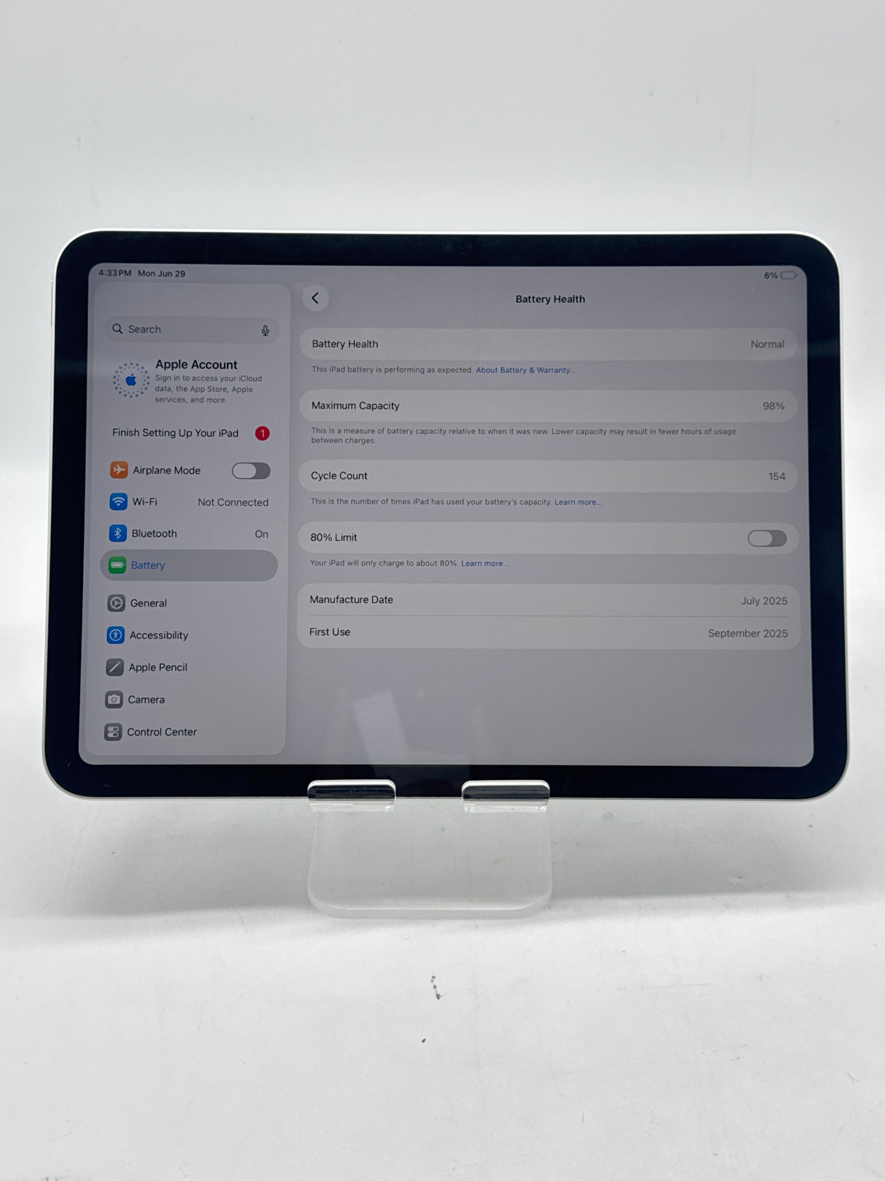 Apple iPad 11th Gen A16 128GB A3354 - Wi-Fi Only