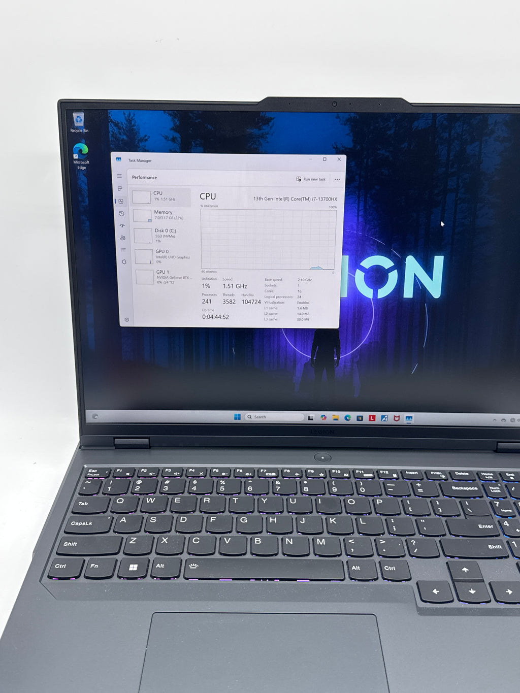 Lenovo Legion Pro 5 16IRX8 17" Core i7 13700HX 32GB RAM 1TB SSD RTX 4070 - Used