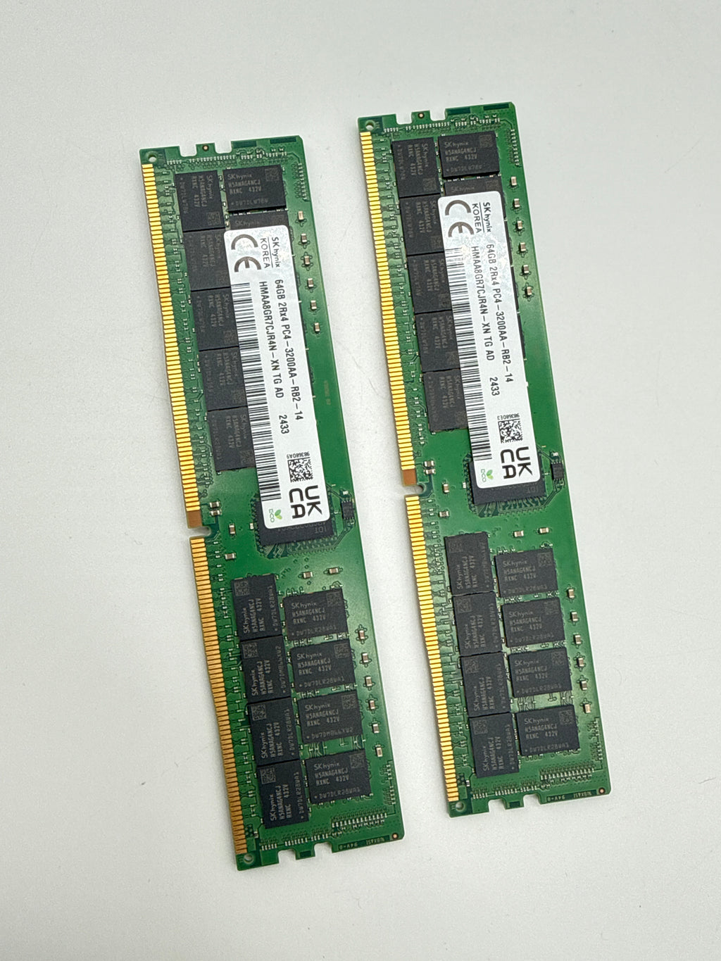SK Hynix 64GB 2Rx4 PC4-3200AA-RB2-14 DDR4 ECC Server Memory (Single Module)