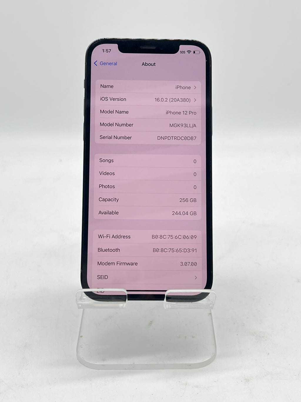 Apple iPhone 12 Pro 256GB Unlocked Blue - Used