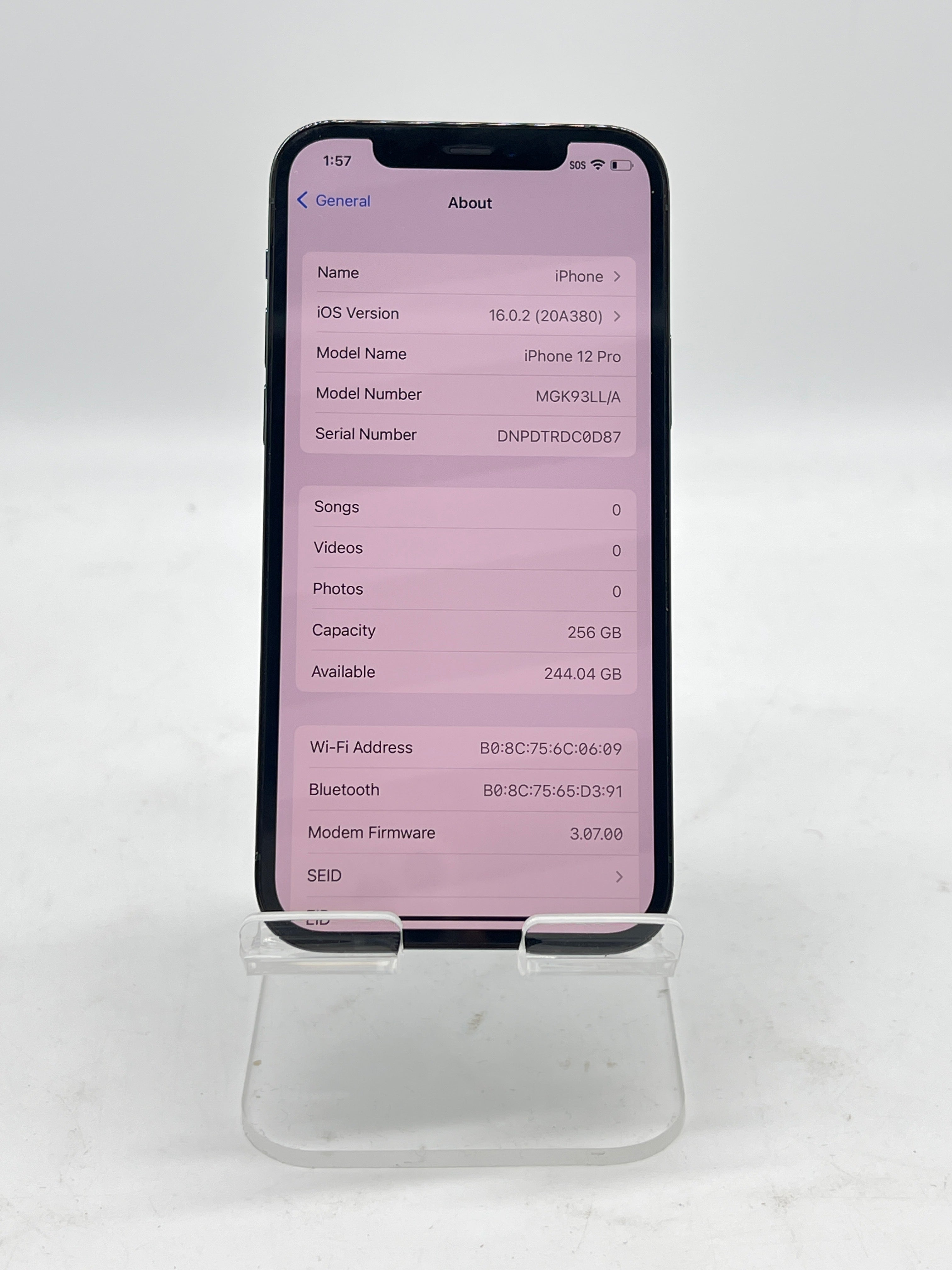 Apple iPhone 12 Pro 256GB Unlocked Blue - Used