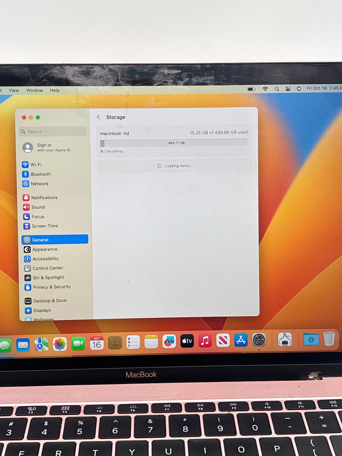 Apple MacBook Retina 12in 2017 A1534 Core i3 8GB RAM 512GB SSD - For Parts