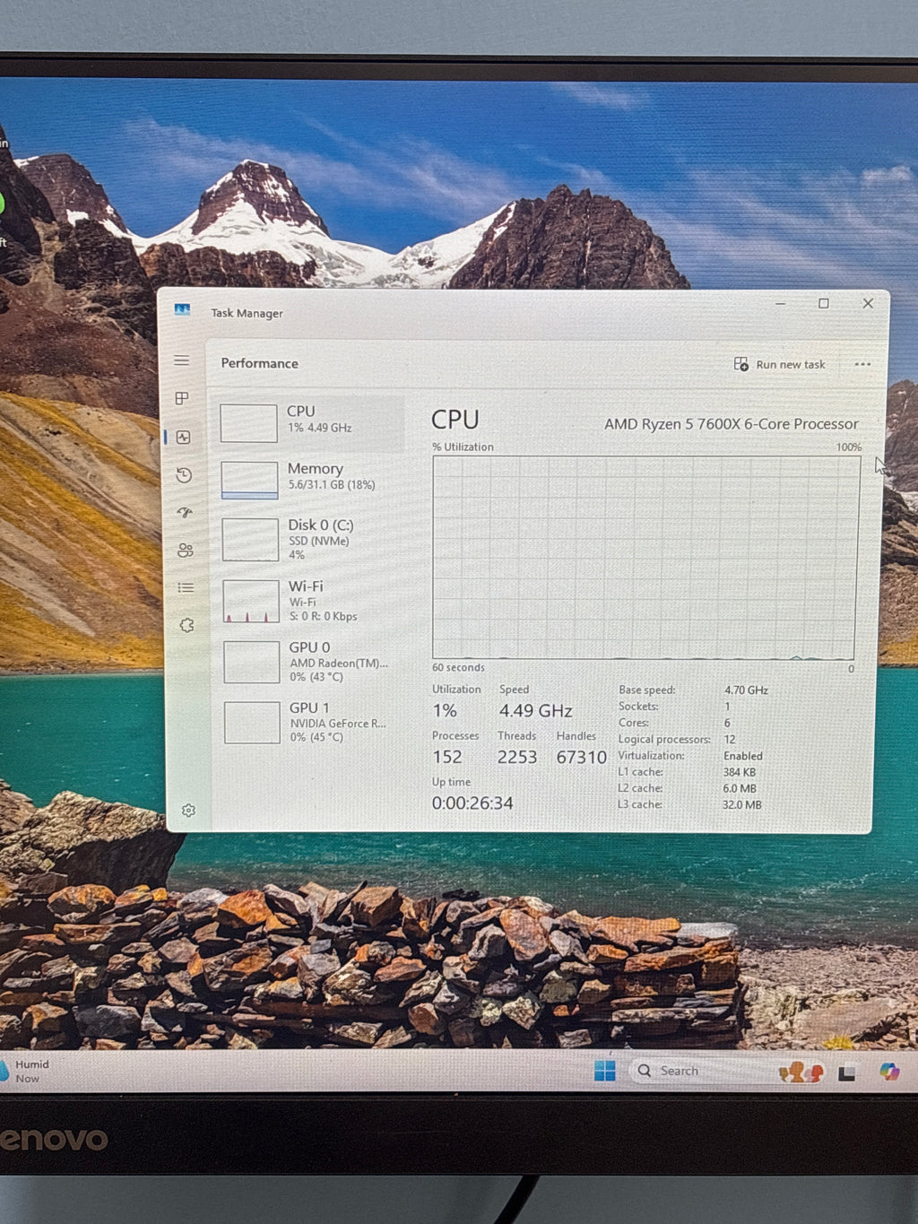 Desktop PC Ryzen 5 7600X 32GB RAM 2TB SSD RTX 4070 Super