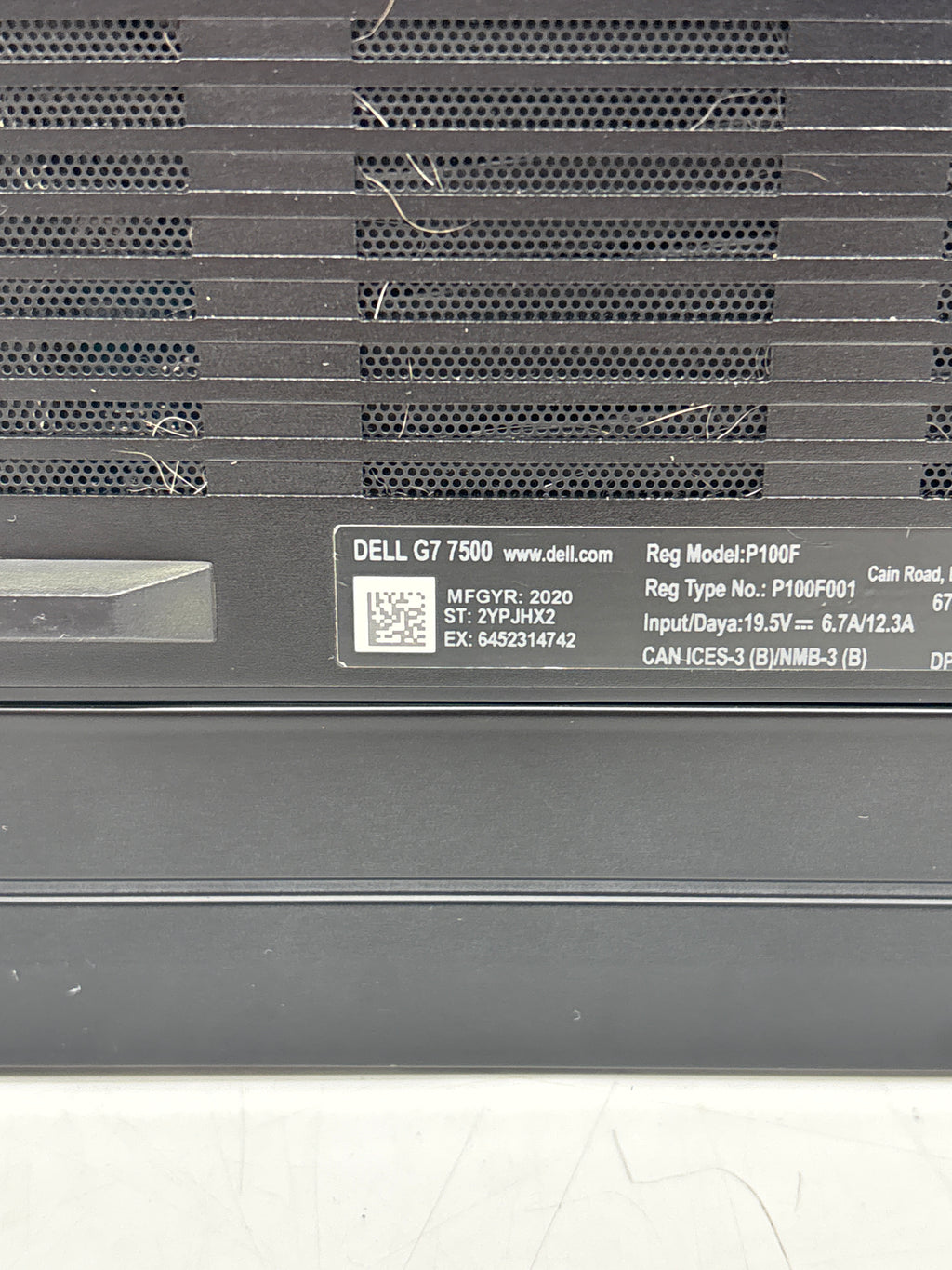 Dell G7 7500 15" Intel Core i7-10750H 16GB RAM 1TB SSD - For Parts