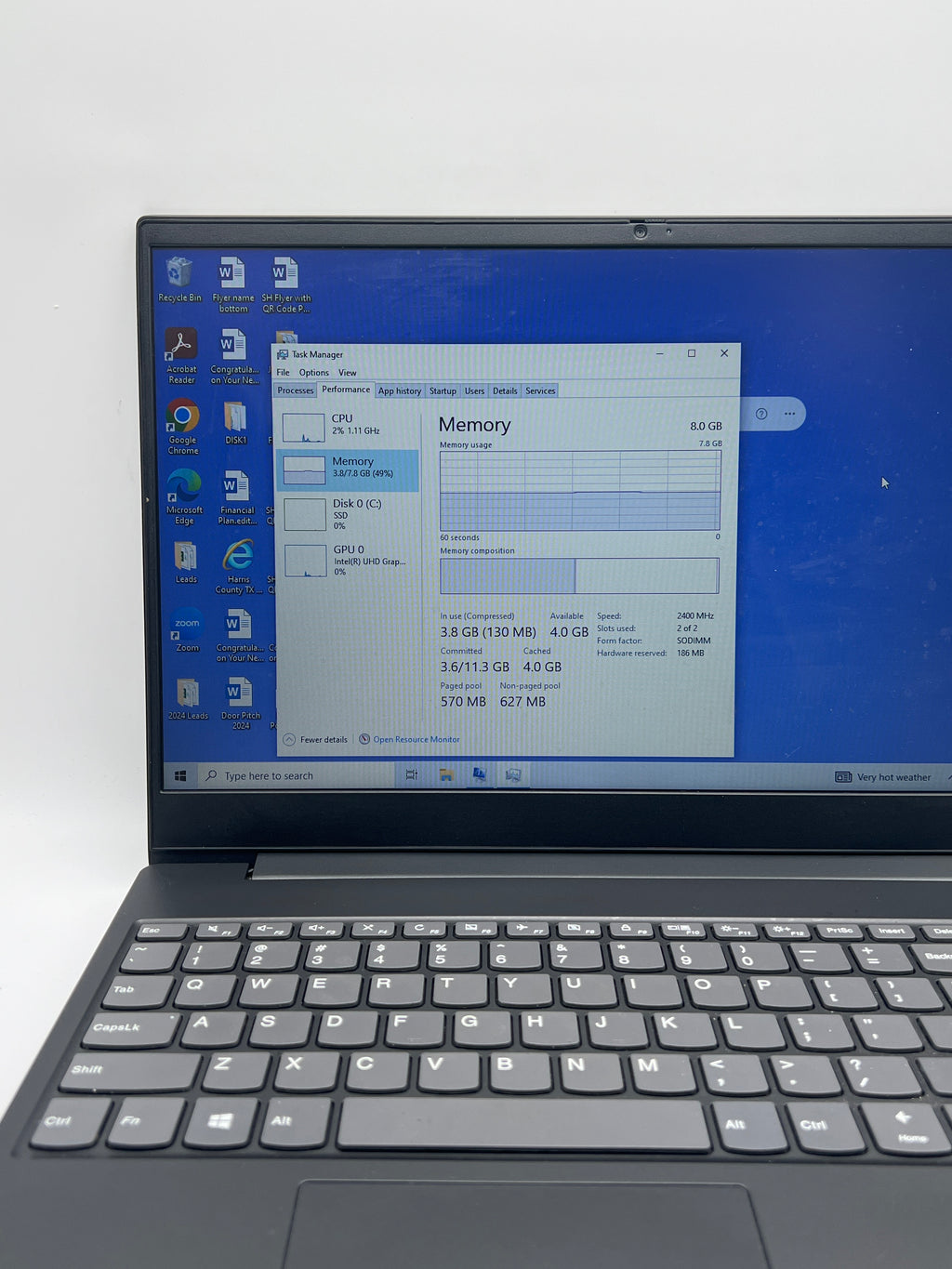 Lenovo IdeaPad S340-81N8 i3 8145U 8GB RAM 128GB SSD - Used