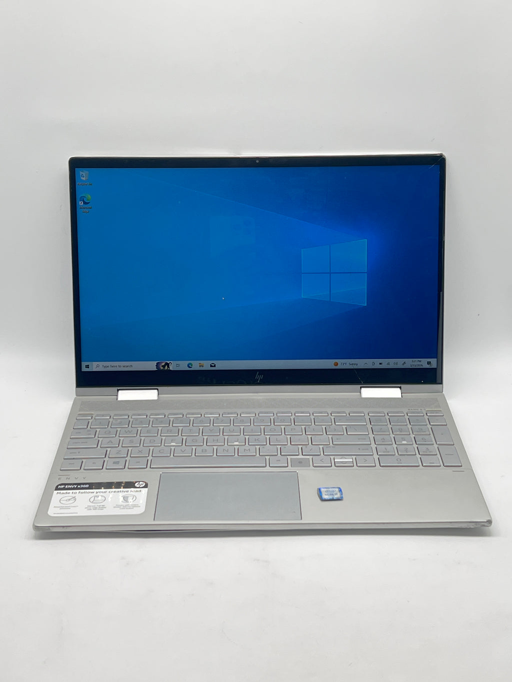 HP ENVY x360 15m-ed0xxx  i5 1035G1 8GB RAM 256GB SSD - For Parts (Cracked Screen)
