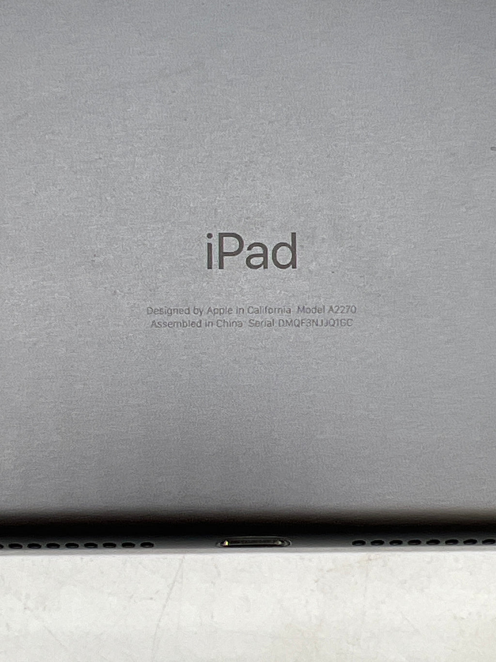 Apple iPad 8th Gen A2270 WiFi Only - Remote Managment Enabled