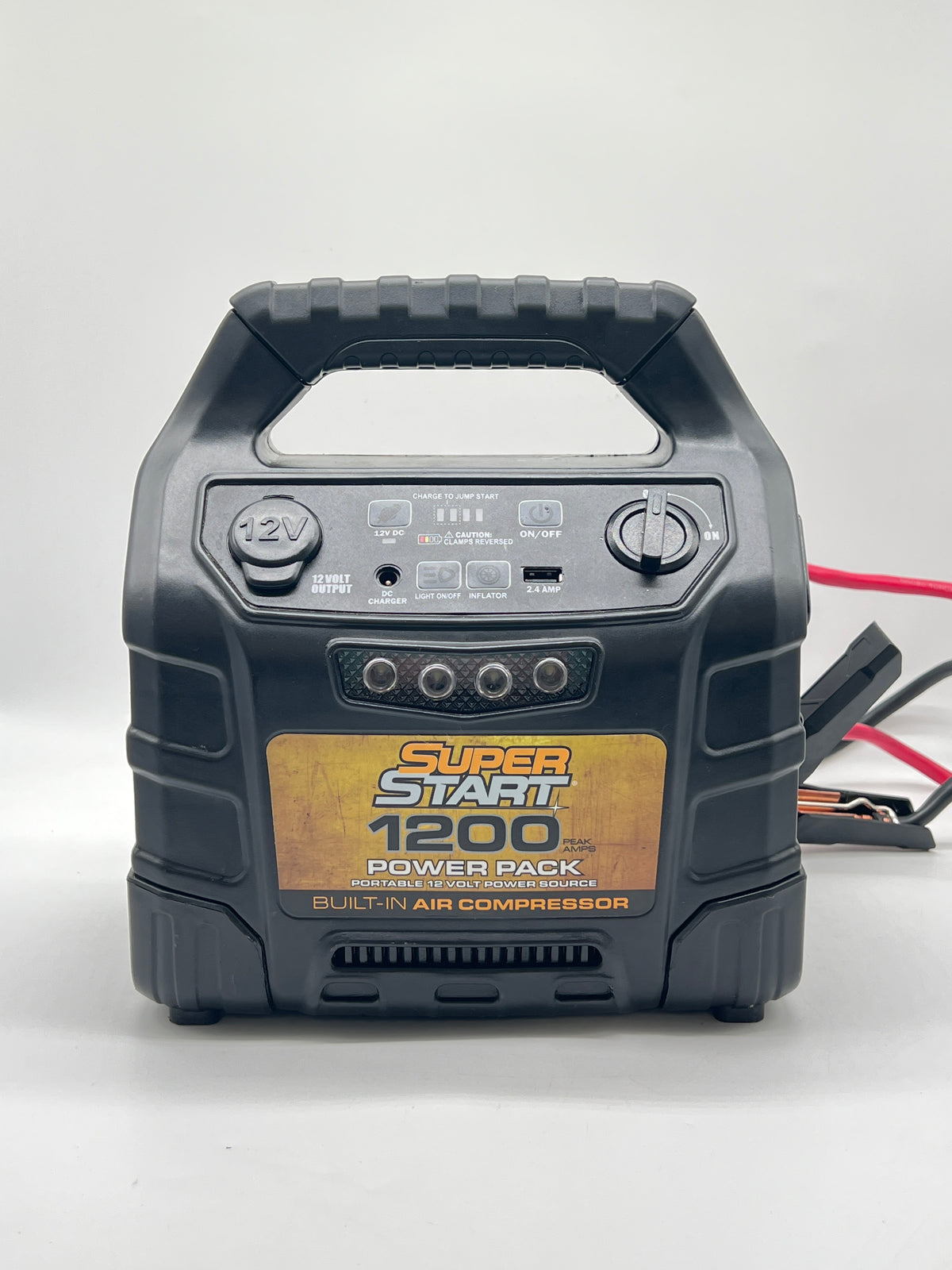Super Start 1200 Peak Amp Portable Jump Starter Power Pack - Used