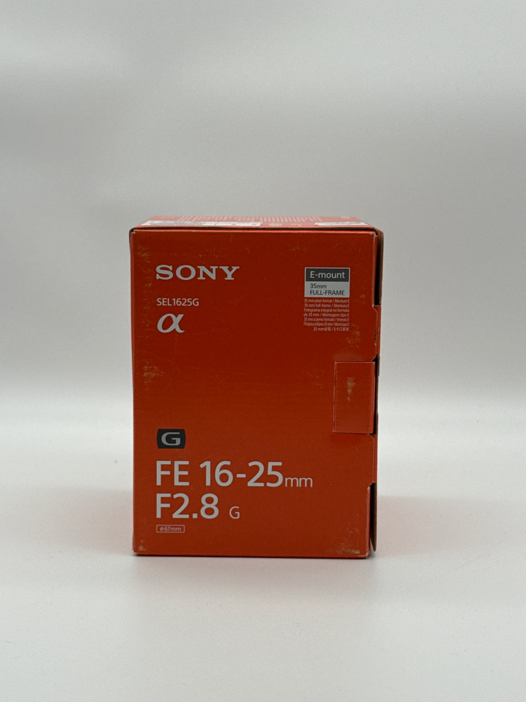 Sony FE 16-25mm f/2.8 G SEL1625G Wide Angle Zoom Sony E Mount - New