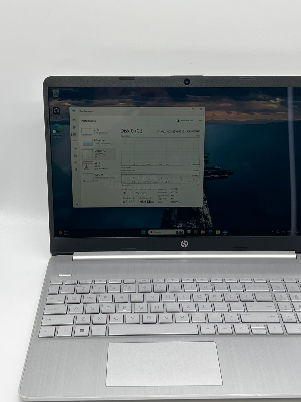 HP Laptop 15-dy5xxx i7-1225u 16GB RAM 512GB SSD Touch - Used